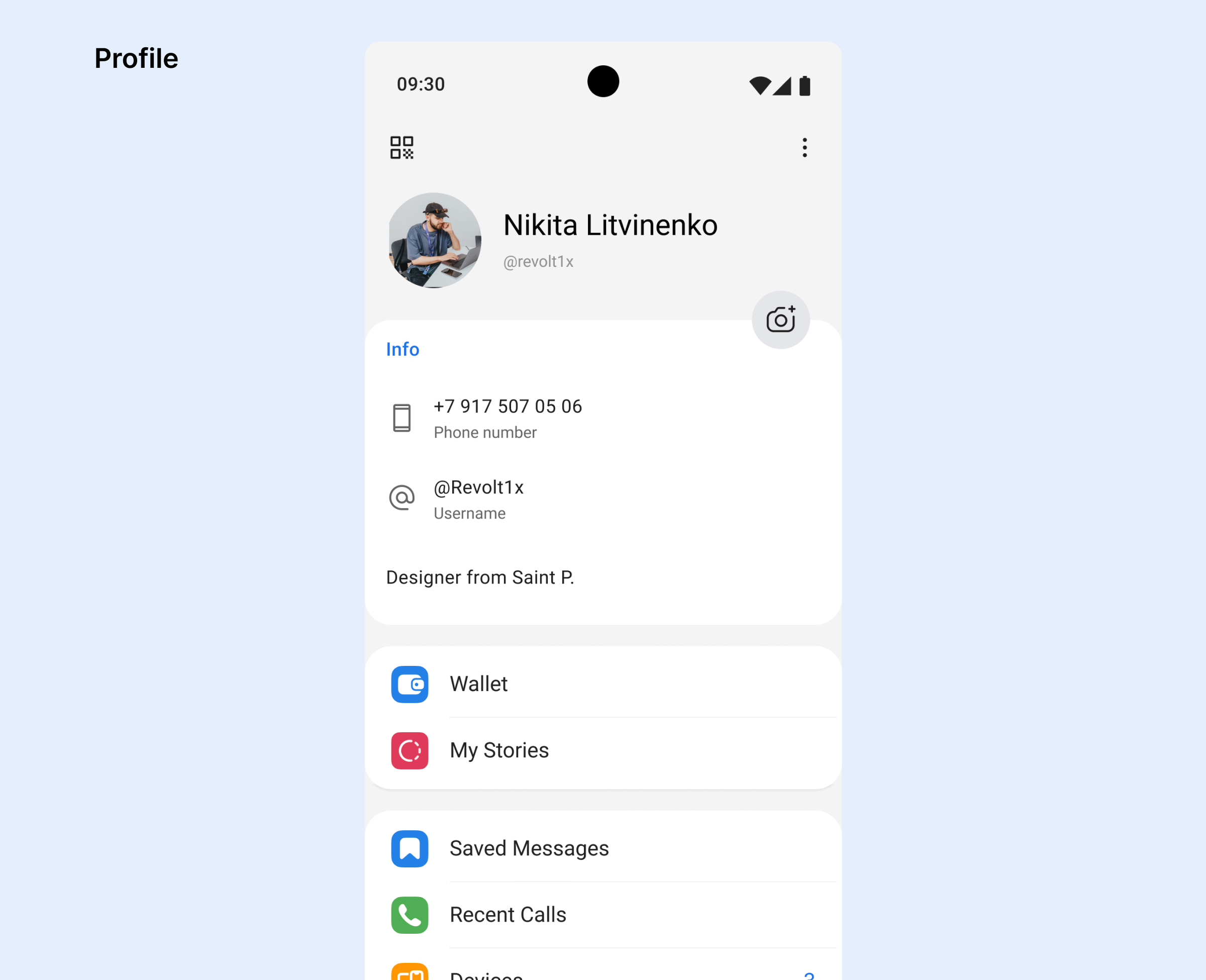 Telegram Android Call — Изображение №5 — Интерфейсы на Dprofile