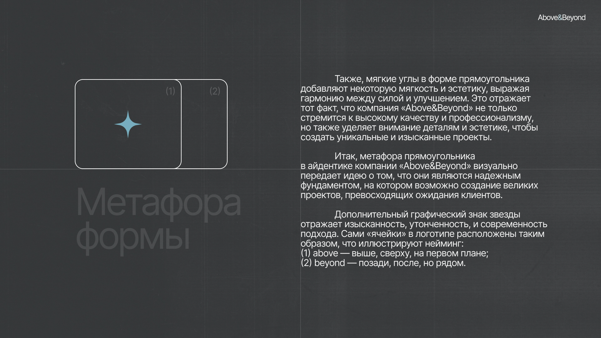 Айдентика Above&Beyond — Изображение №13 — Брендинг, Графика на Dprofile