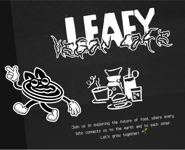 Брендинг для веган-кафе 'Leafy' — Брендинг на Dprofile