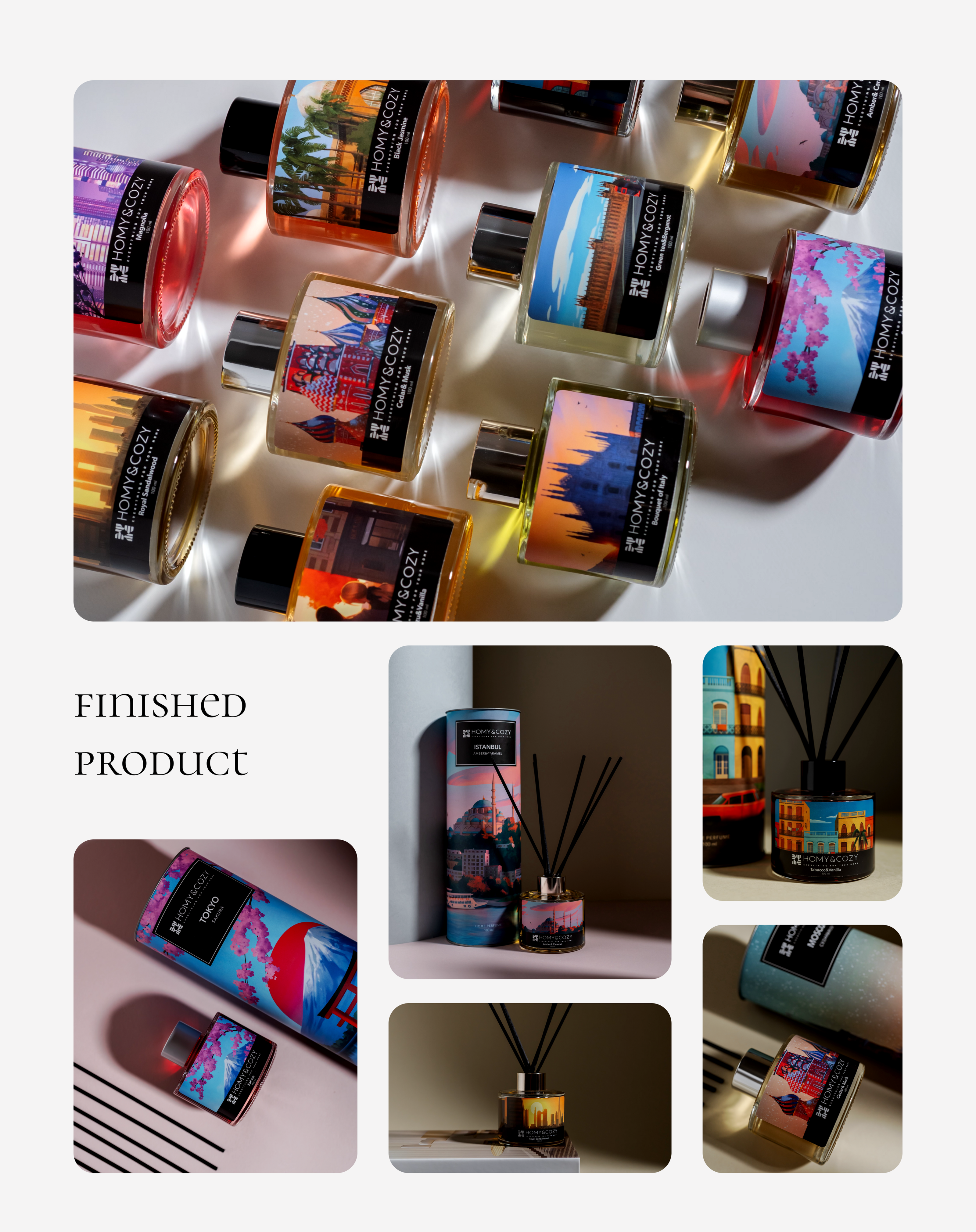 Illustrations for home perfume packaging — Изображение №4 — Иллюстрация на Dprofile