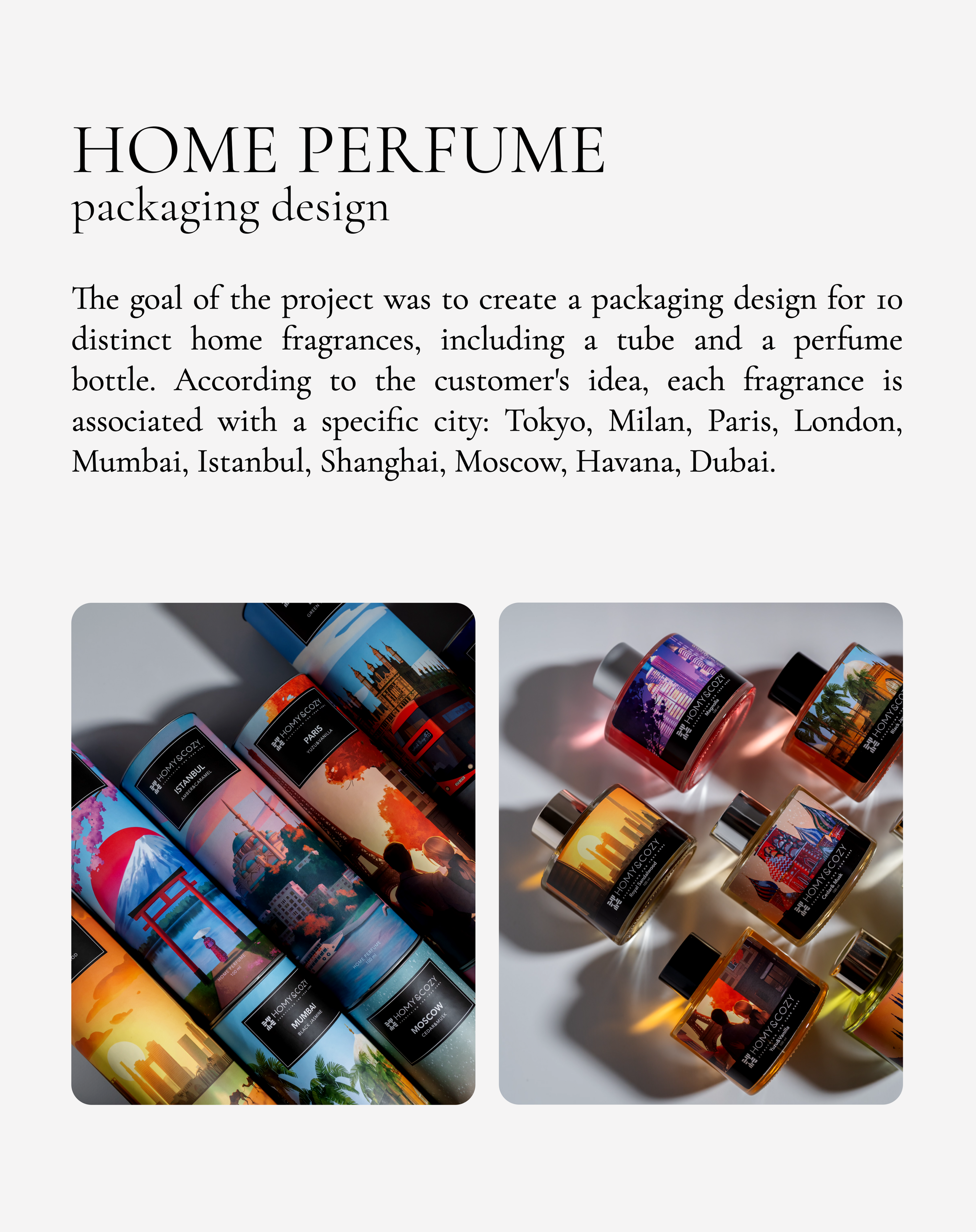 Illustrations for home perfume packaging — Изображение №1 — Иллюстрация на Dprofile