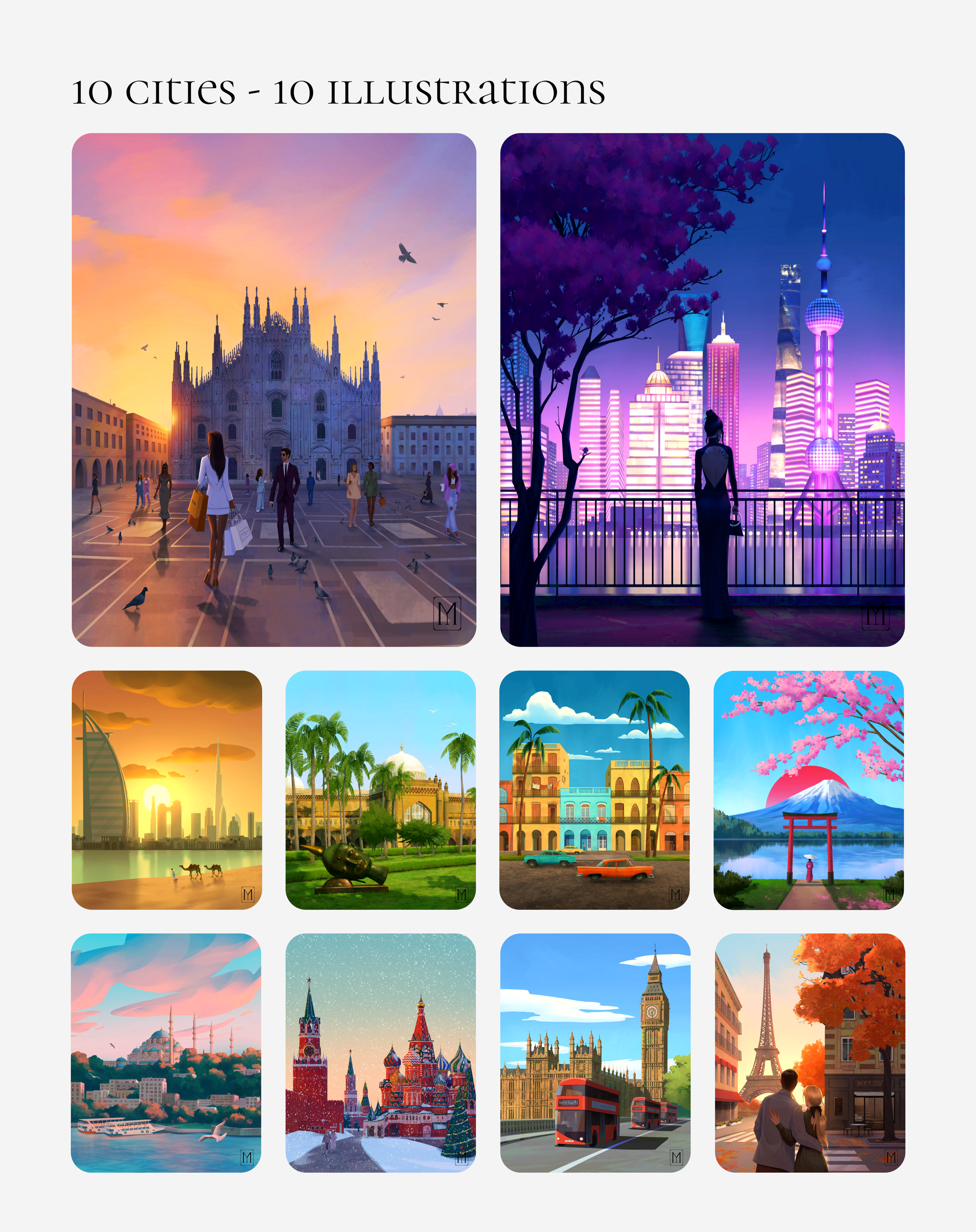 Illustrations for home perfume packaging — Изображение №2 — Иллюстрация на Dprofile