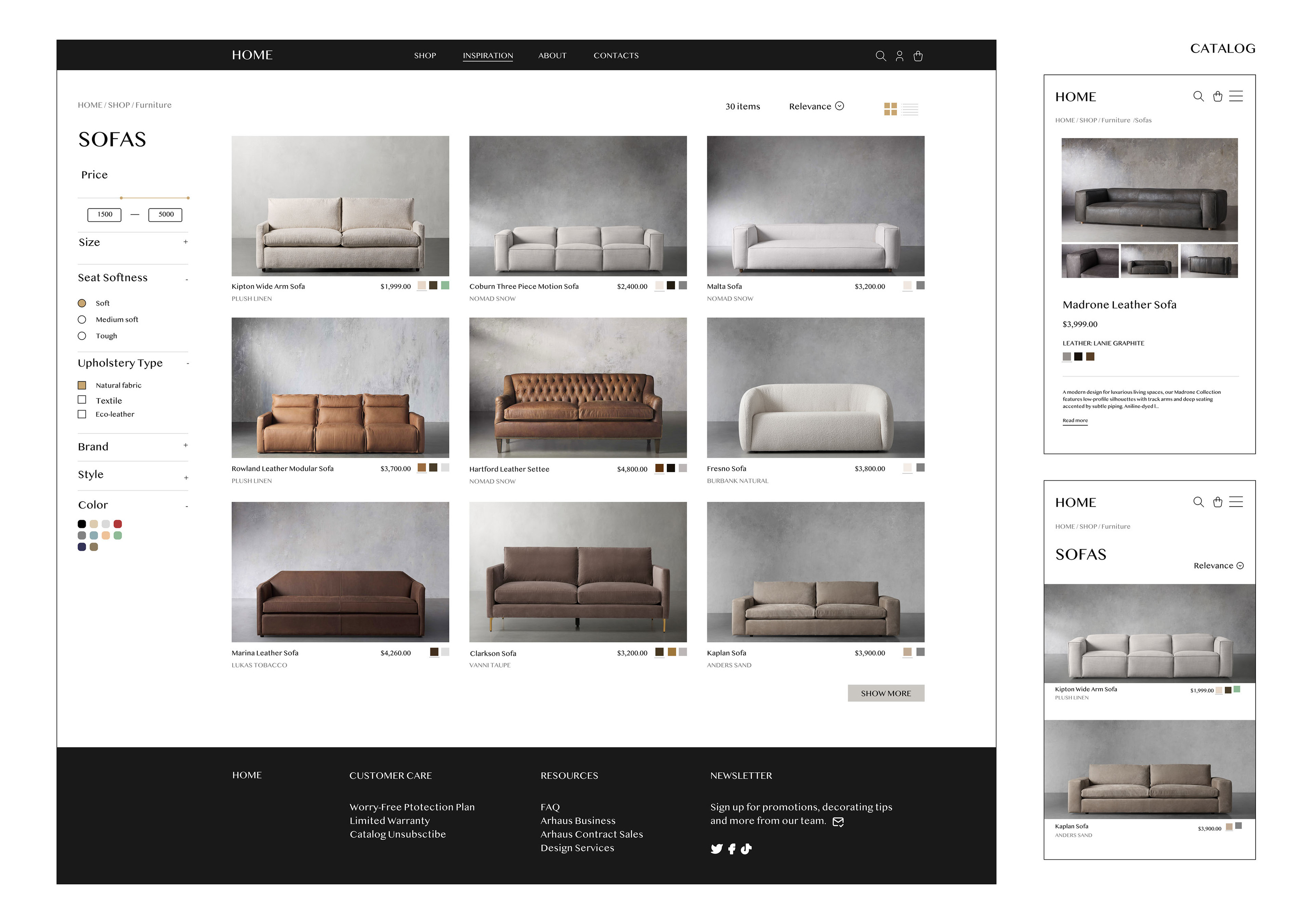 HOME-Online Store | UX/UI Design — Изображение №7 — Интерфейсы, Графика на Dprofile