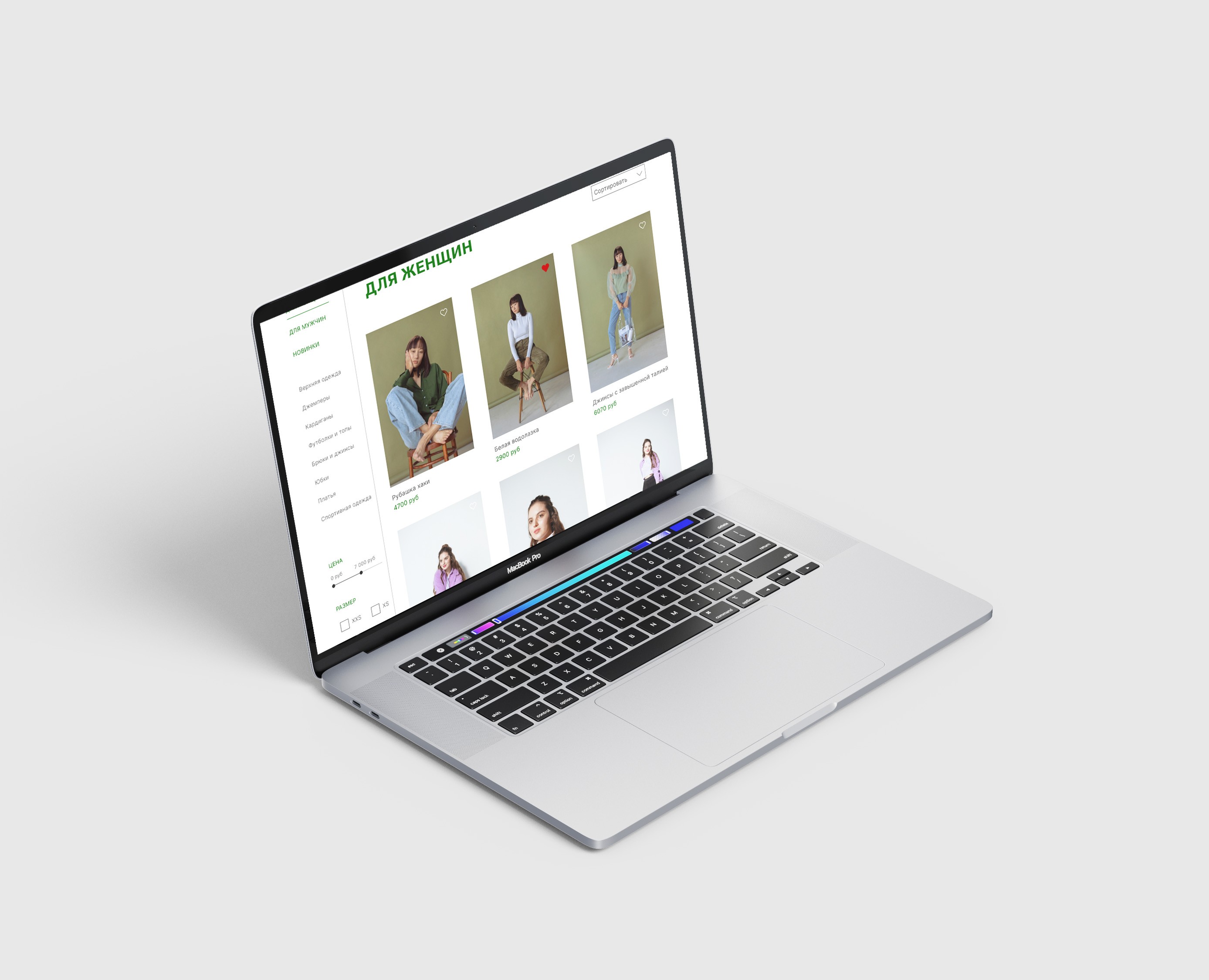 ДИЗАЙН САЙТА ДЛЯ ИНТЕРНЕТ-МАГАЗИНА ОДЕЖДЫ ZALLI — Интерфейсы на Dprofile