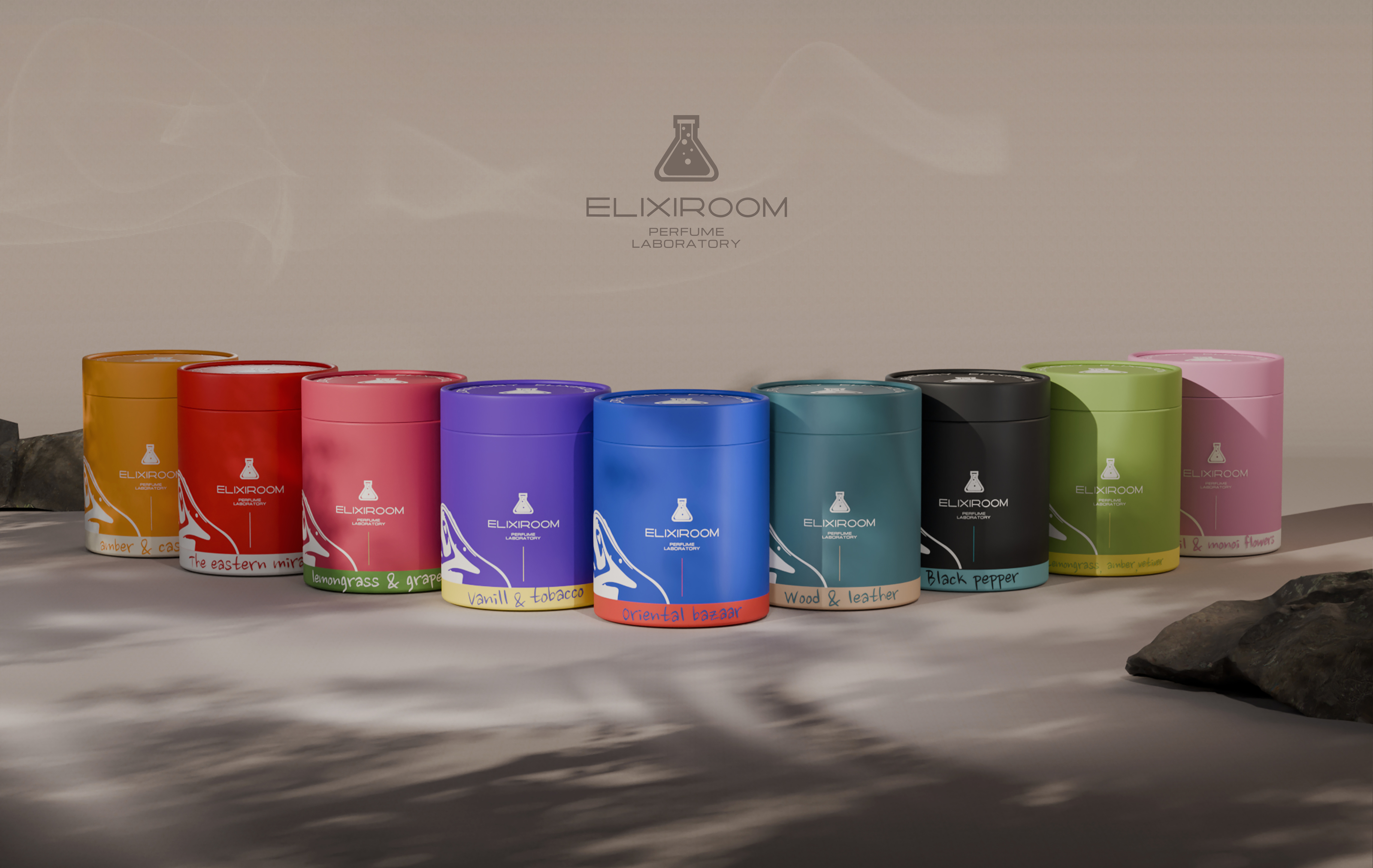 Создание продукта ELIXIROOM — Изображение №4 — Брендинг, 3D на Dprofile