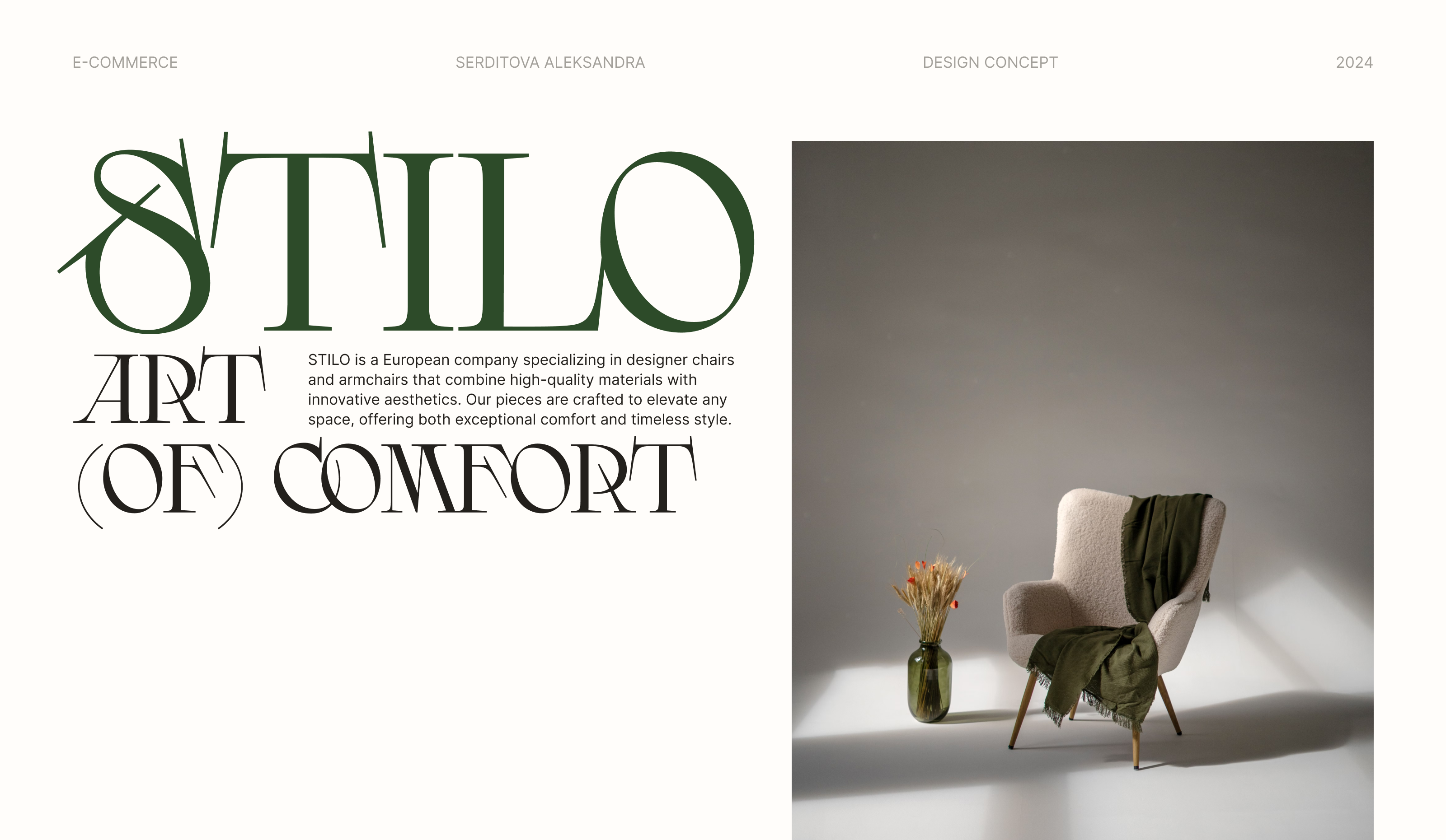 E-commerce Furniture Store / Stilo — Изображение №1 — Интерфейсы на Dprofile