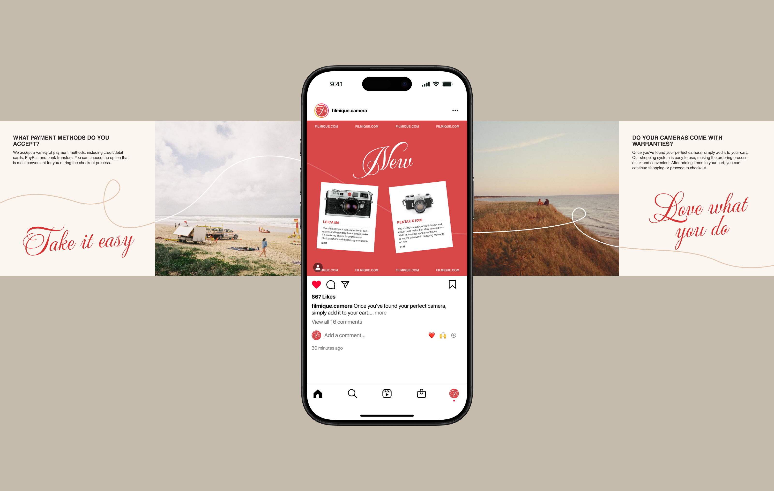 Магазин пленочных фотоаппаратов / Landing Page — Изображение №13 — Интерфейсы, Анимация на Dprofile