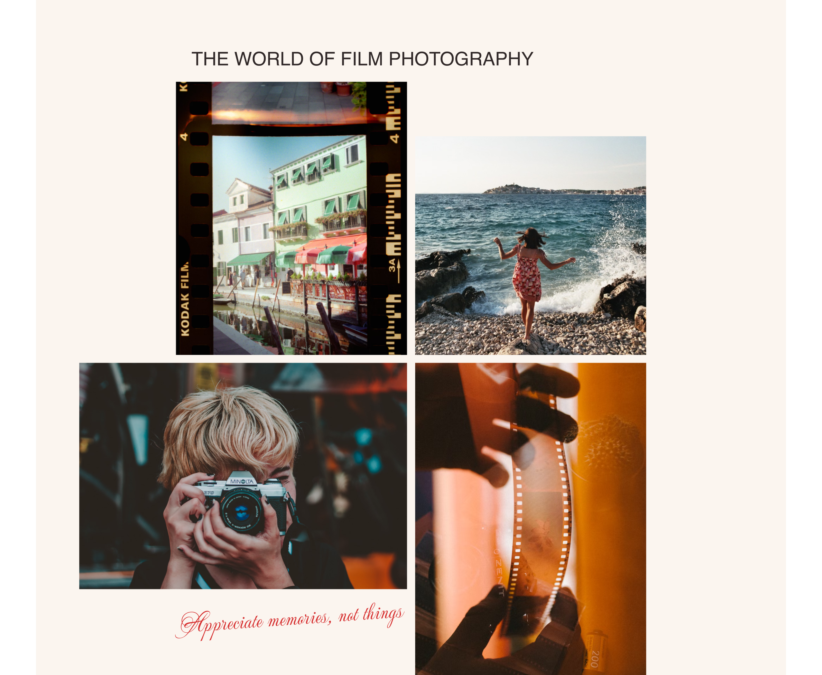 Магазин пленочных фотоаппаратов / Landing Page — Изображение №5 — Интерфейсы, Анимация на Dprofile