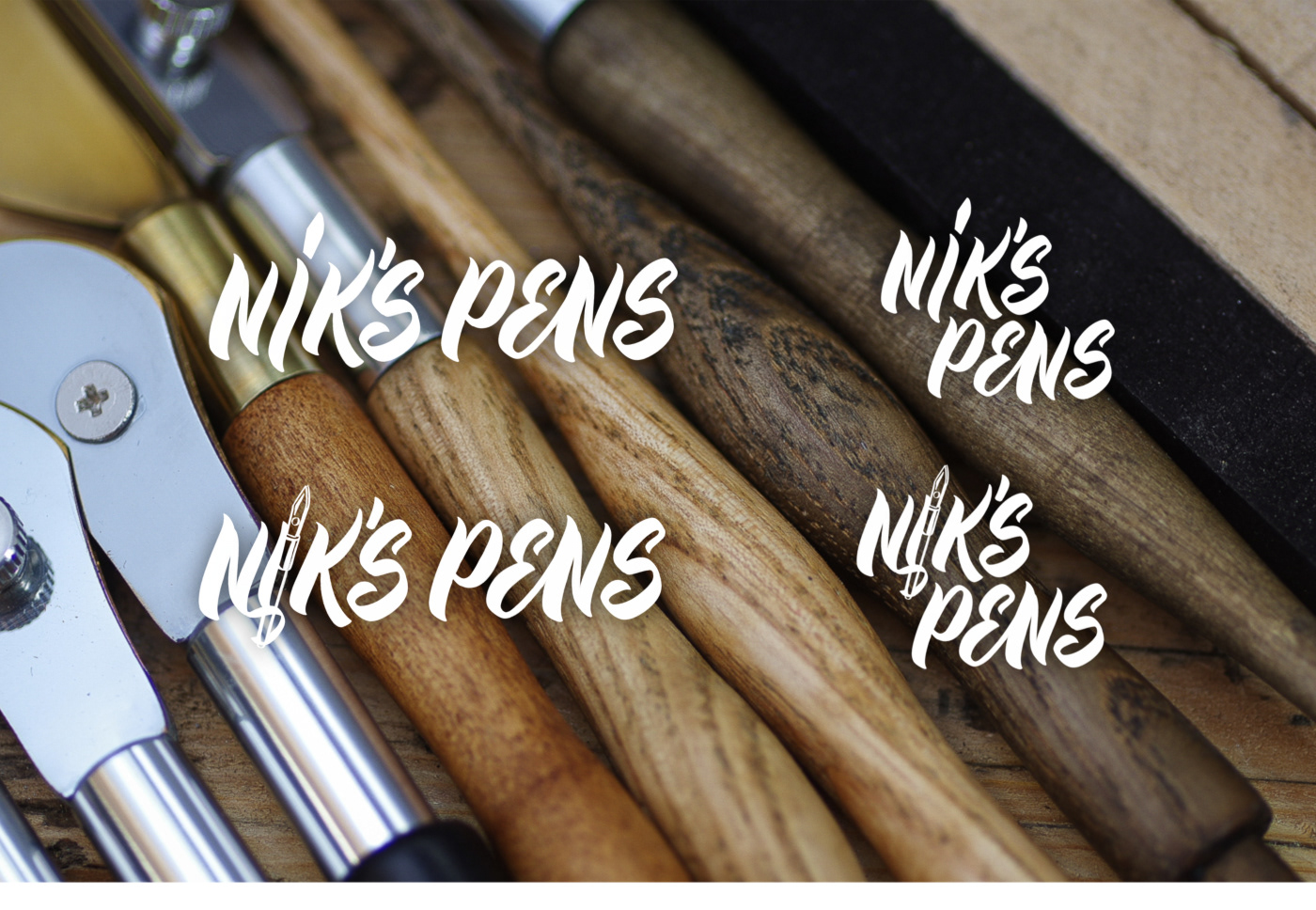 Nik's Pens. Логотип и леттеринг — Изображение №5 — Брендинг, Графика на Dprofile