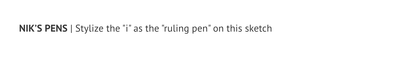 Nik's Pens. Логотип и леттеринг — Изображение №3 — Брендинг, Графика на Dprofile