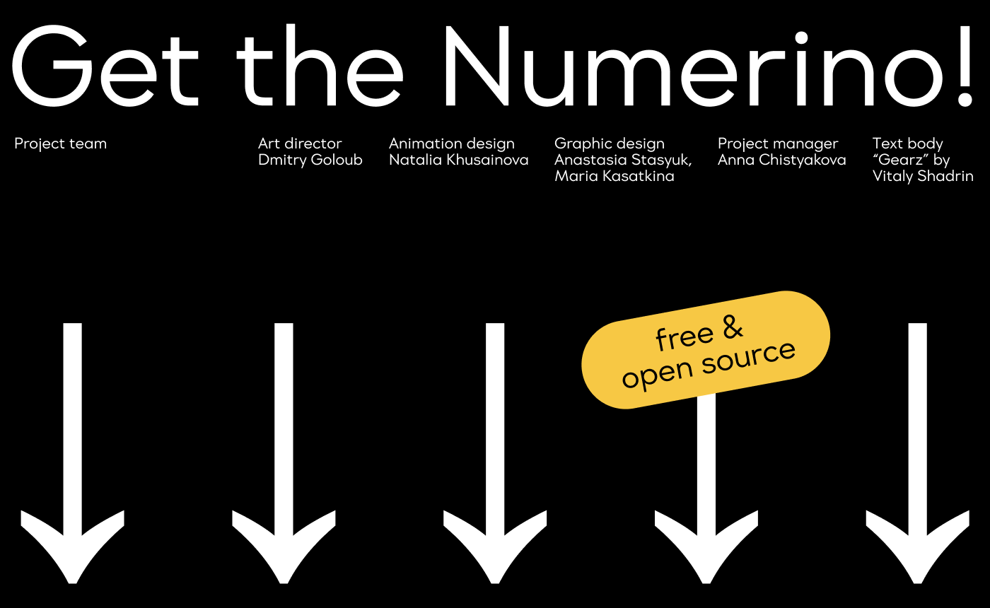 Numerino. Бесплатный шрифт из цифр — Изображение №17 — Брендинг, Графика на Dprofile
