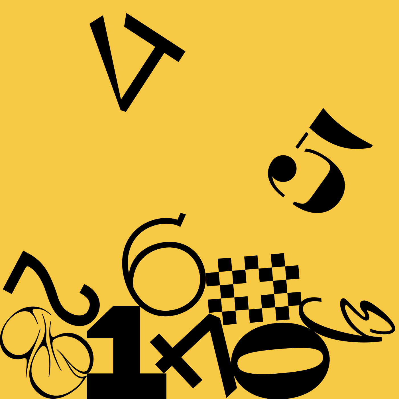 Numerino. Бесплатный шрифт из цифр — Изображение №16 — Брендинг, Графика на Dprofile