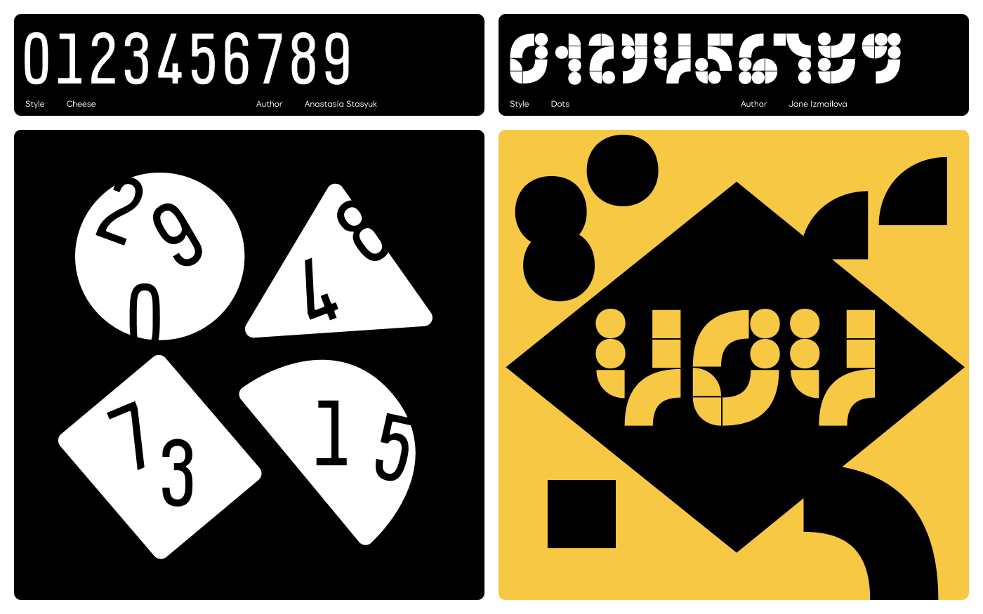 Numerino. Бесплатный шрифт из цифр — Изображение №6 — Брендинг, Графика на Dprofile