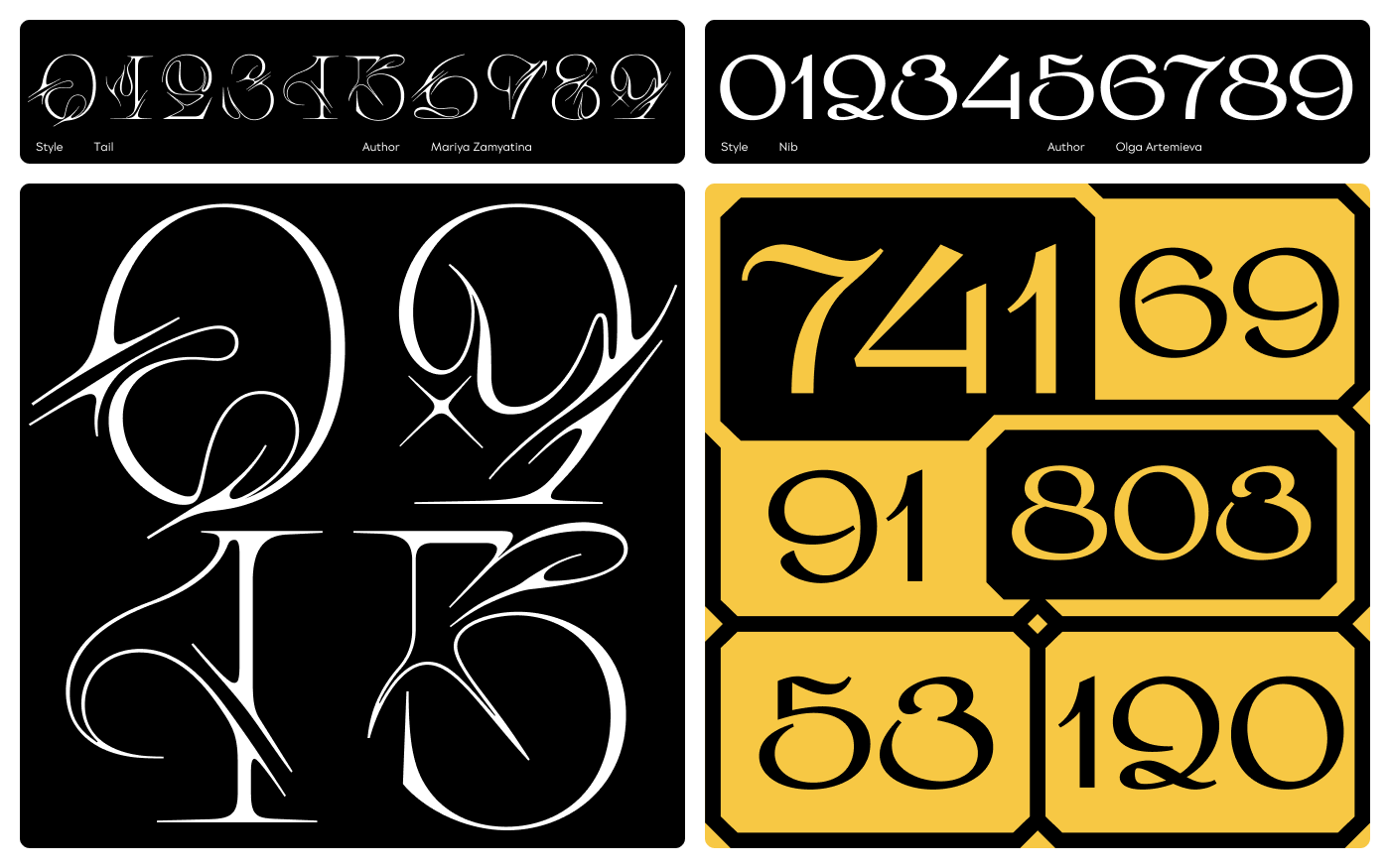 Numerino. Бесплатный шрифт из цифр — Изображение №8 — Брендинг, Графика на Dprofile