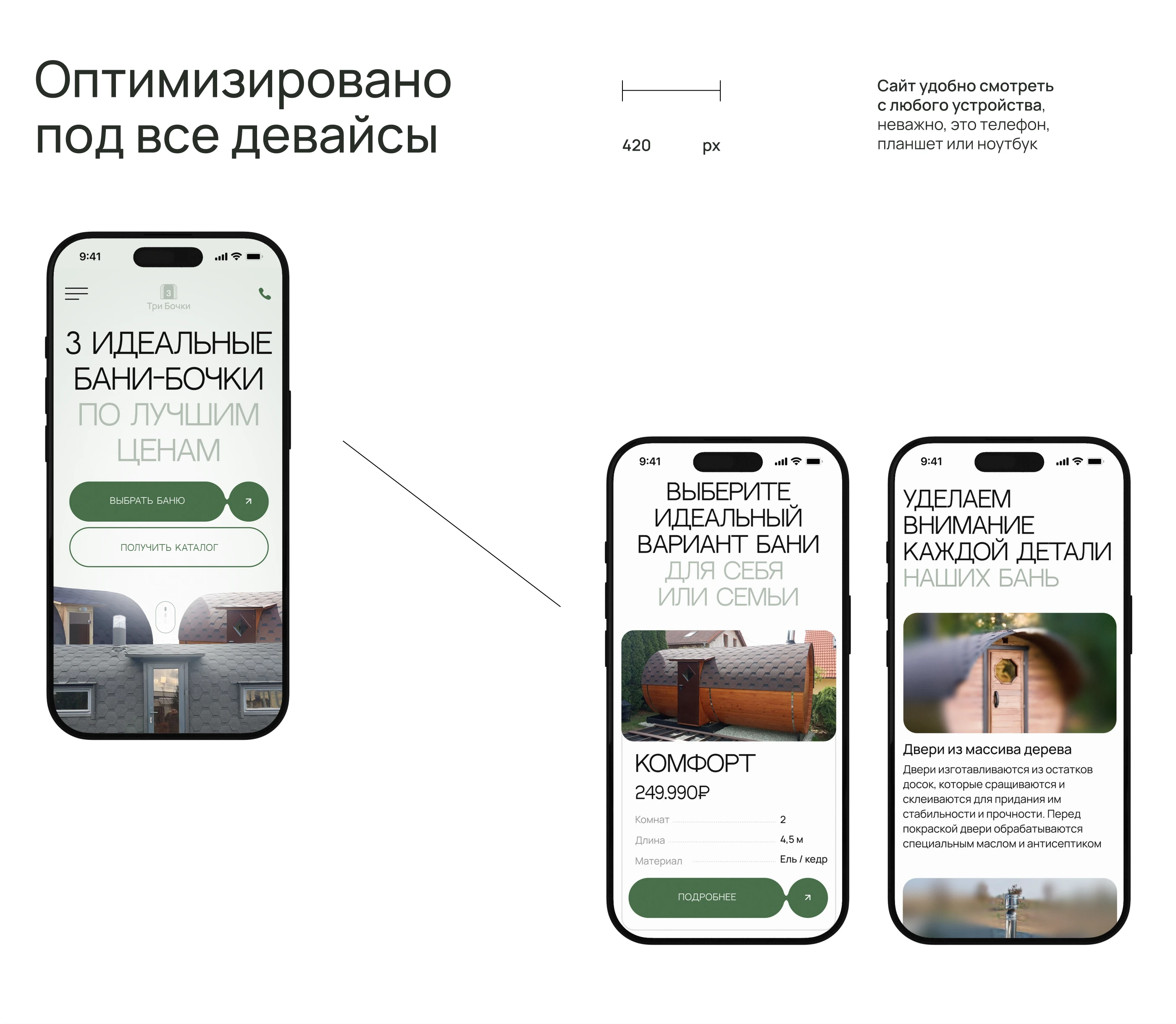 Три Бочки | Website & Branding — Изображение №7 — Интерфейсы, Брендинг на Dprofile