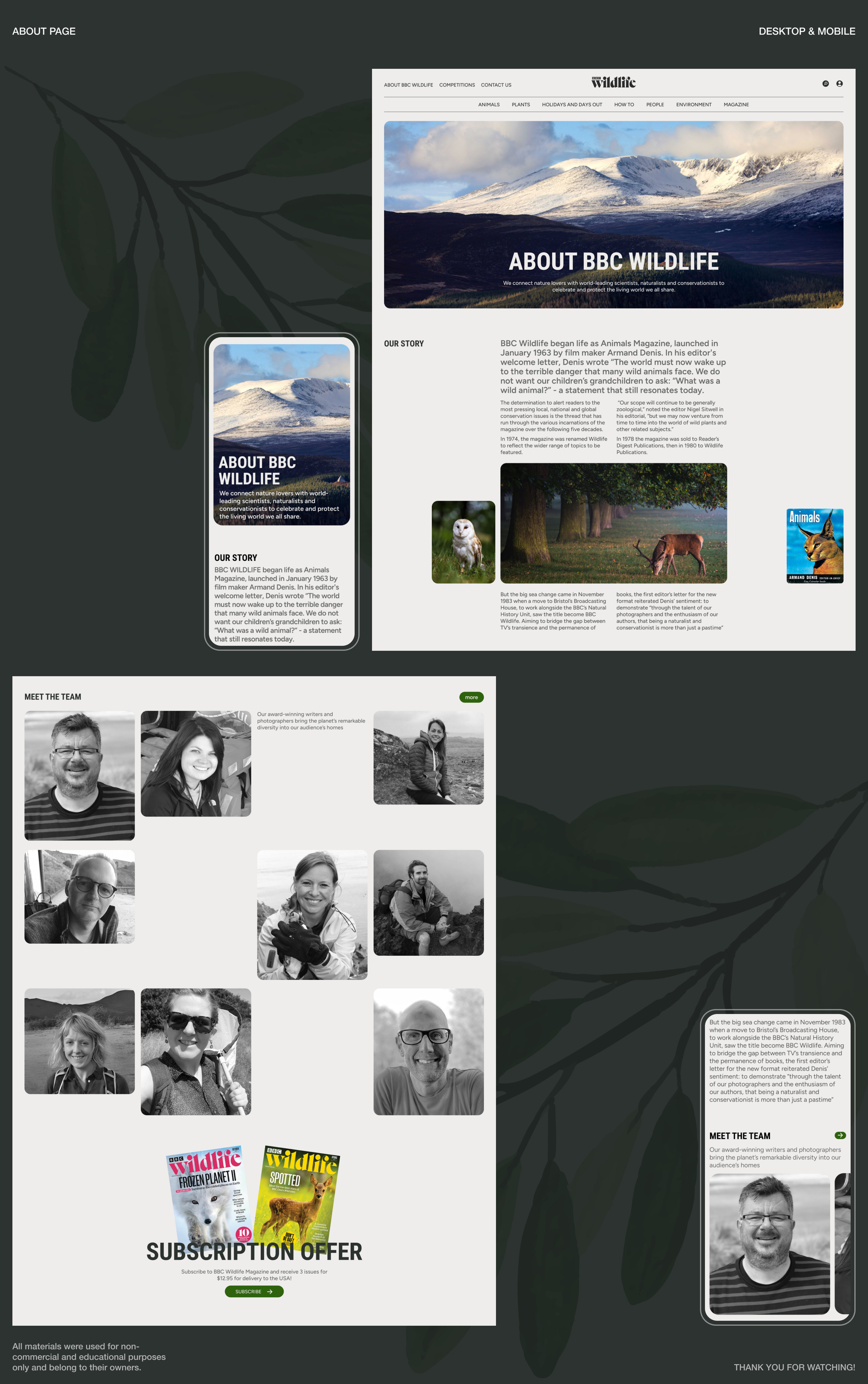 BBC Wildlife Redesign Concept — Изображение №4 — Интерфейсы на Dprofile