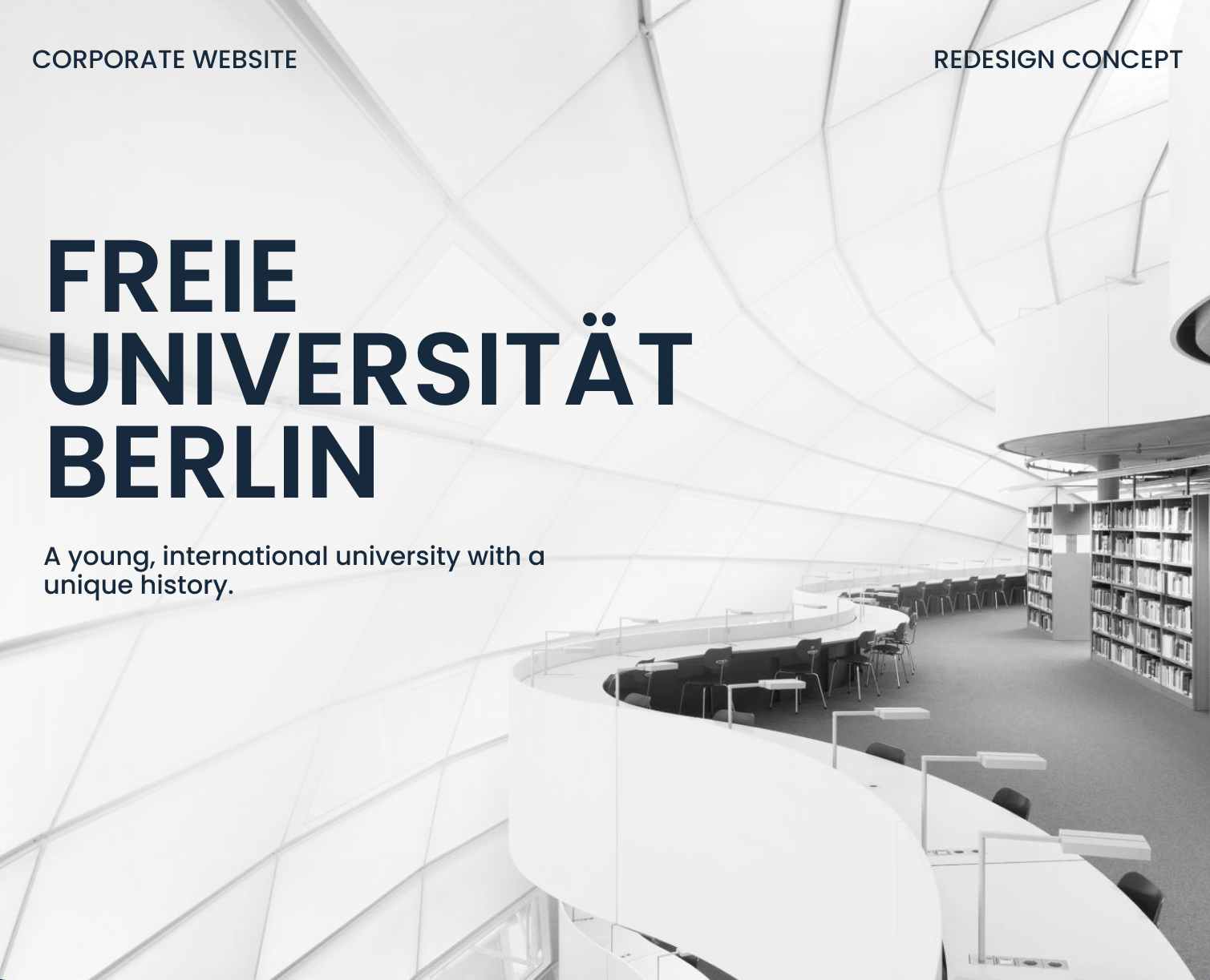 Free University Berlin - Redesign — Интерфейсы на Dprofile