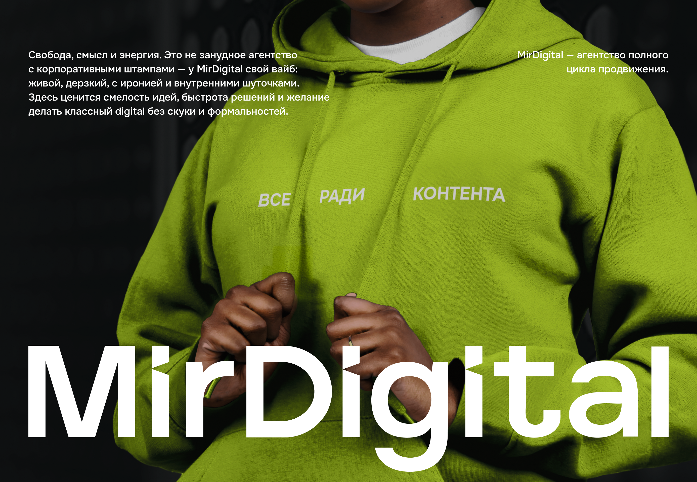 MirDigital | диджитал агентство — Изображение №1 — Интерфейсы, Брендинг на Dprofile