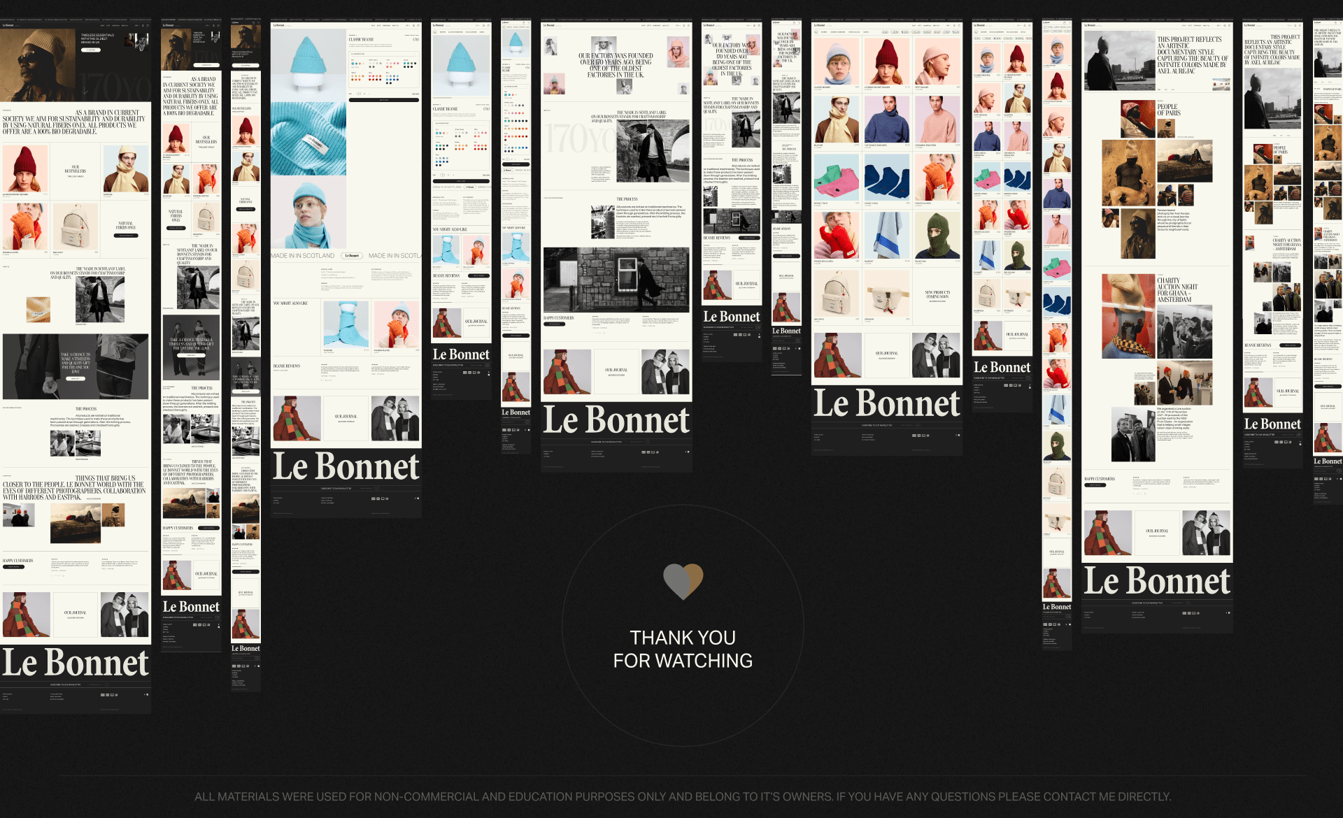 Le Bonnet e-commerce редизайн концепт — Изображение №12 — Интерфейсы, Анимация на Dprofile