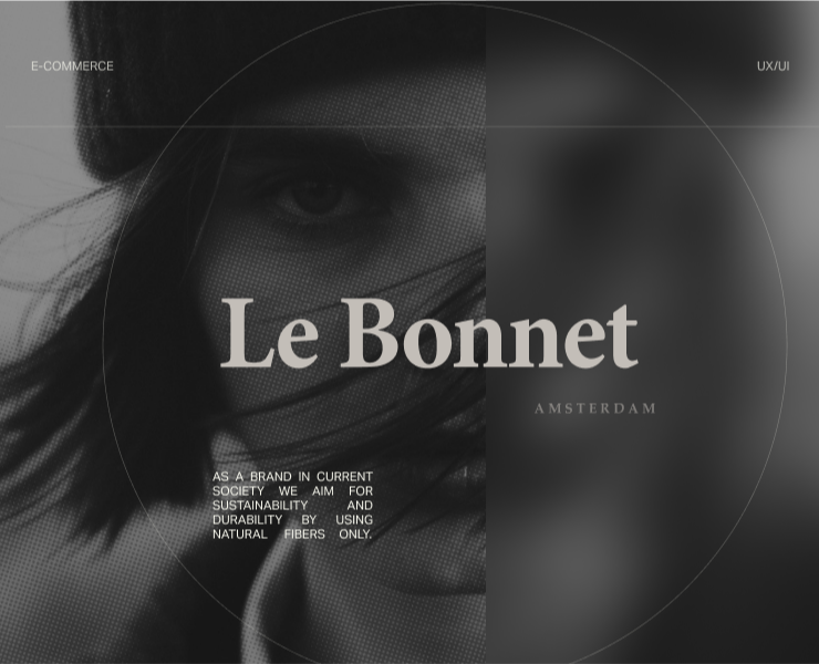 Le Bonnet e-commerce редизайн концепт на Dprofile