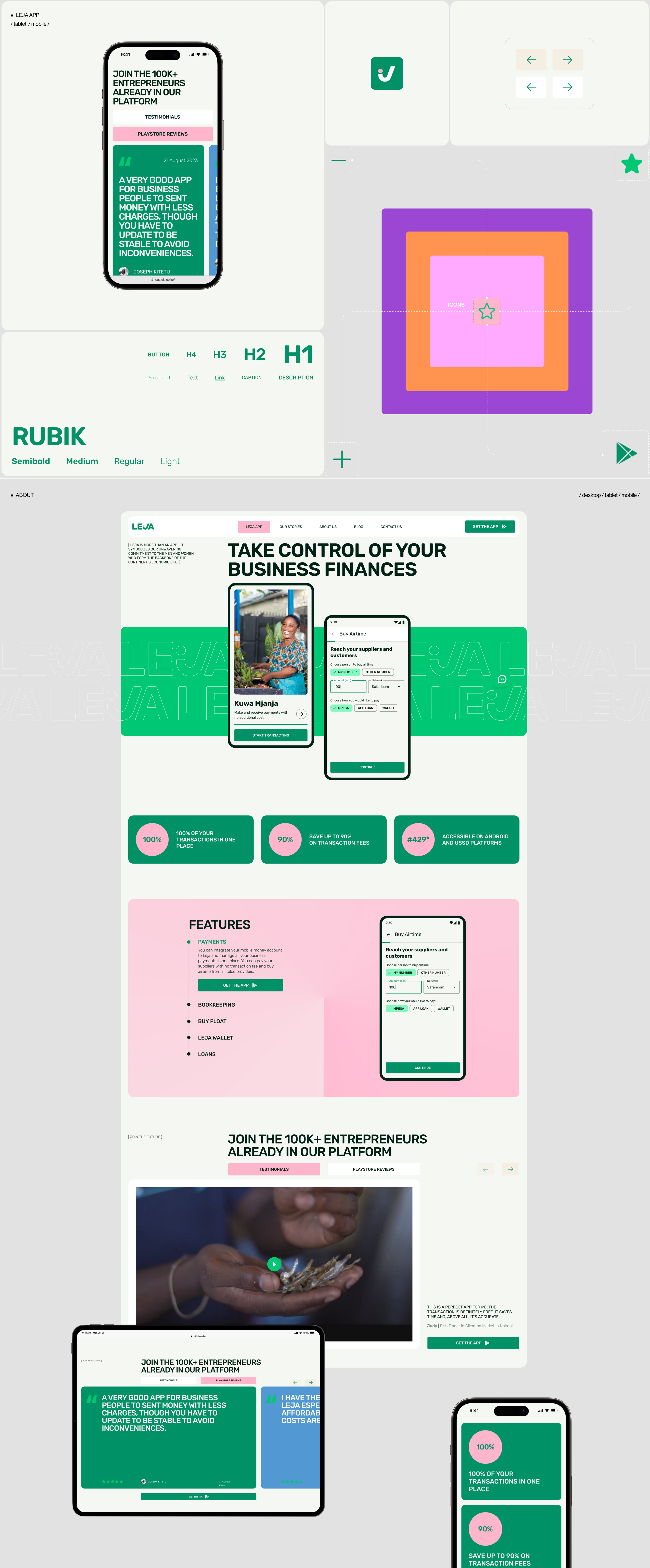 Leja | Fintech Corporate Website — Изображение №6 — Интерфейсы, Анимация на Dprofile