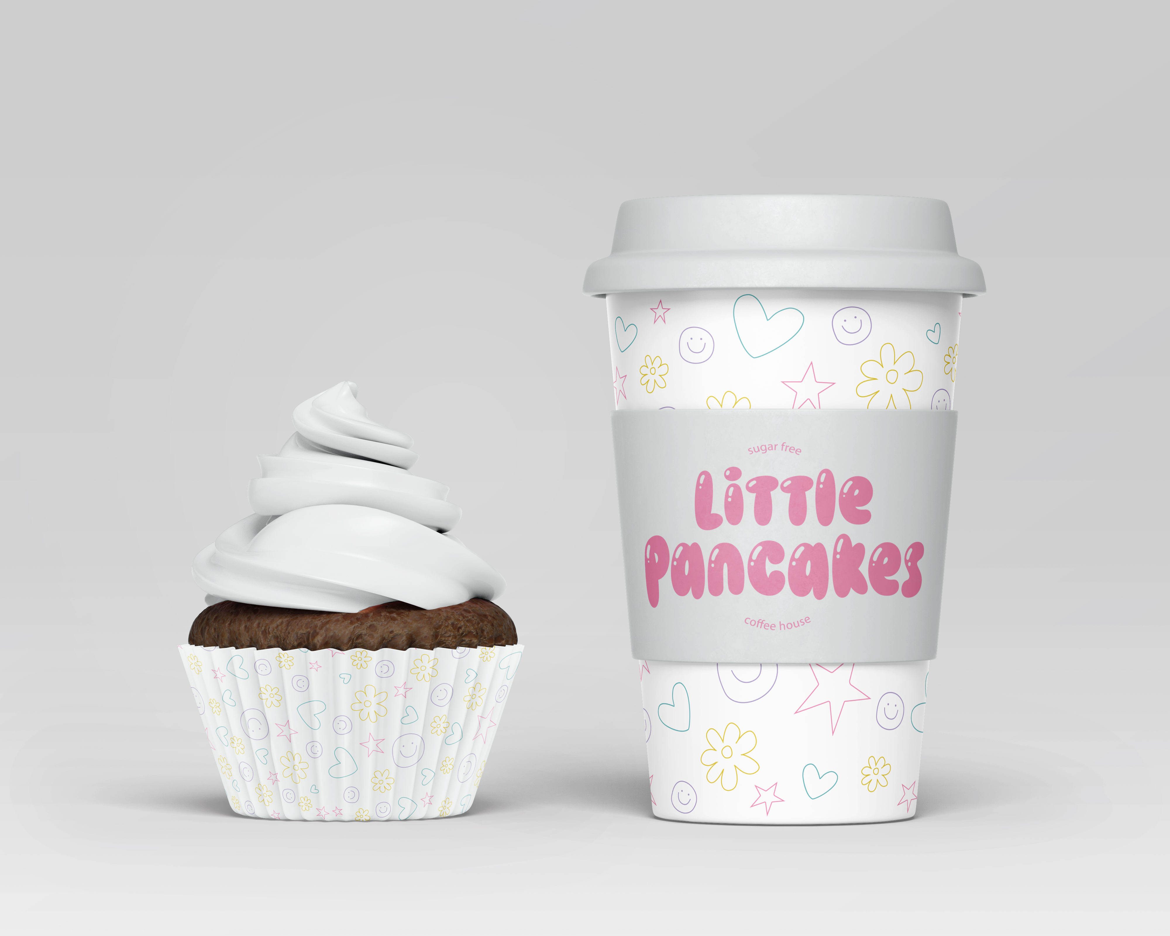 Фирменный стиль для кофейни Little Pancakes — Изображение №10 — Интерфейсы, Маркетинг на Dprofile