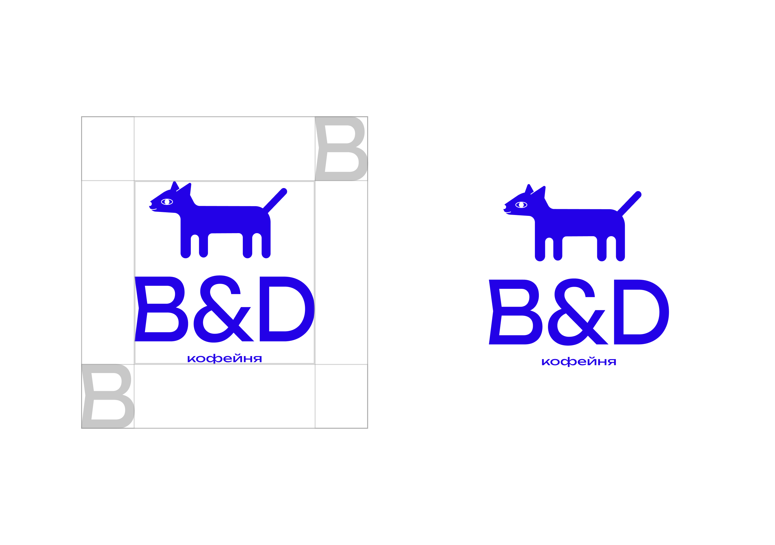 фирменный стиль для кофейни B&D — Изображение №3 — Брендинг, Графика на Dprofile