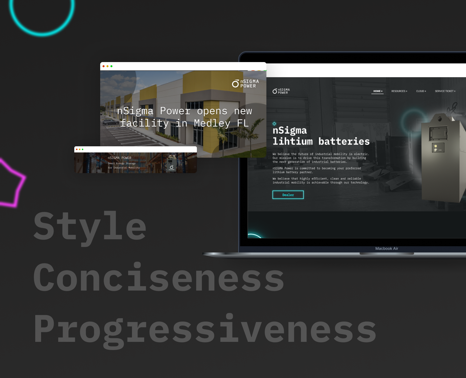 Создание фирменного стиля для nSigma Power на Dprofile