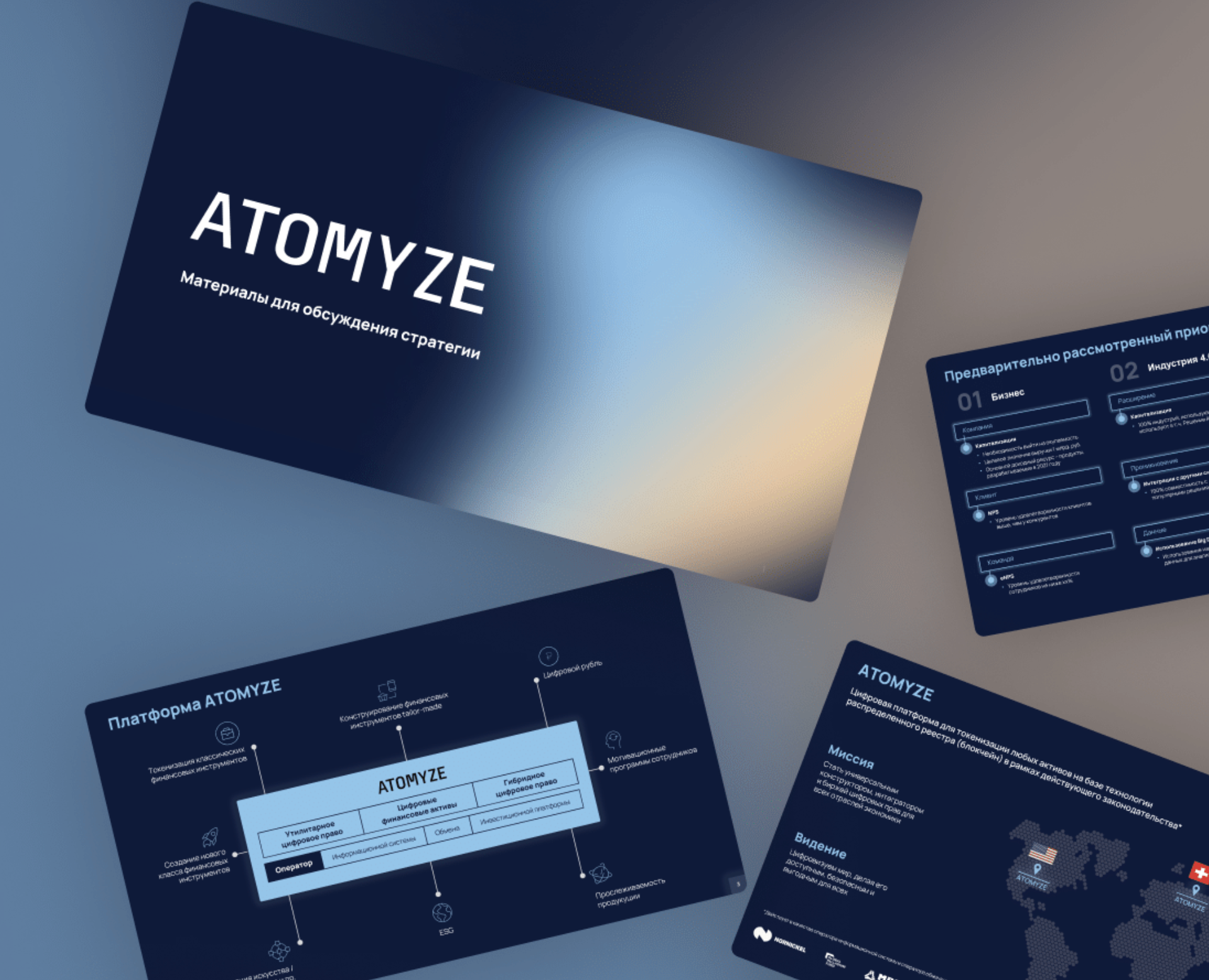 Оформление презентации для внутреннего использования на Dprofile