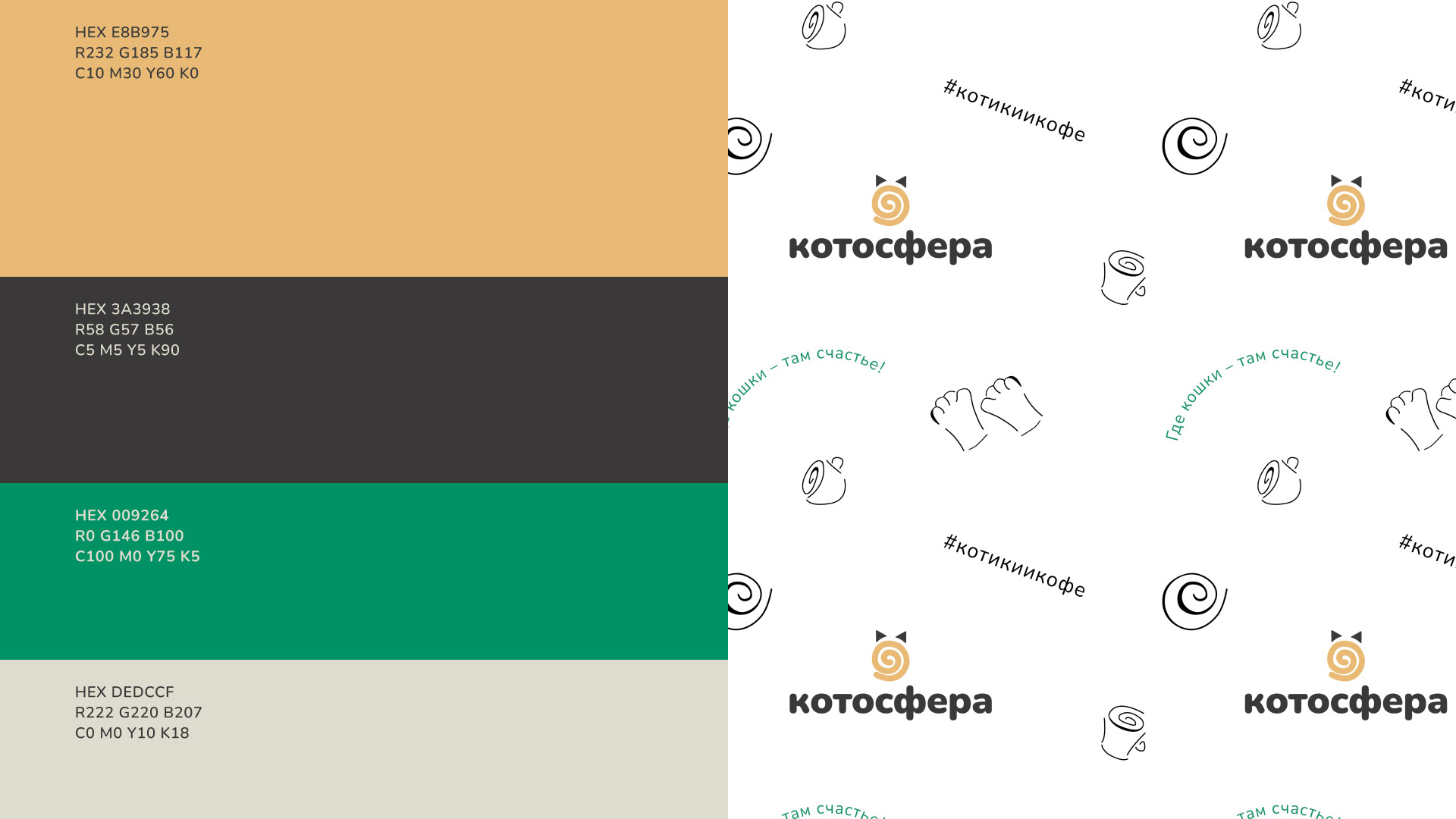 Котосфера | Cat cafe Identity — Изображение №6 — Брендинг на Dprofile