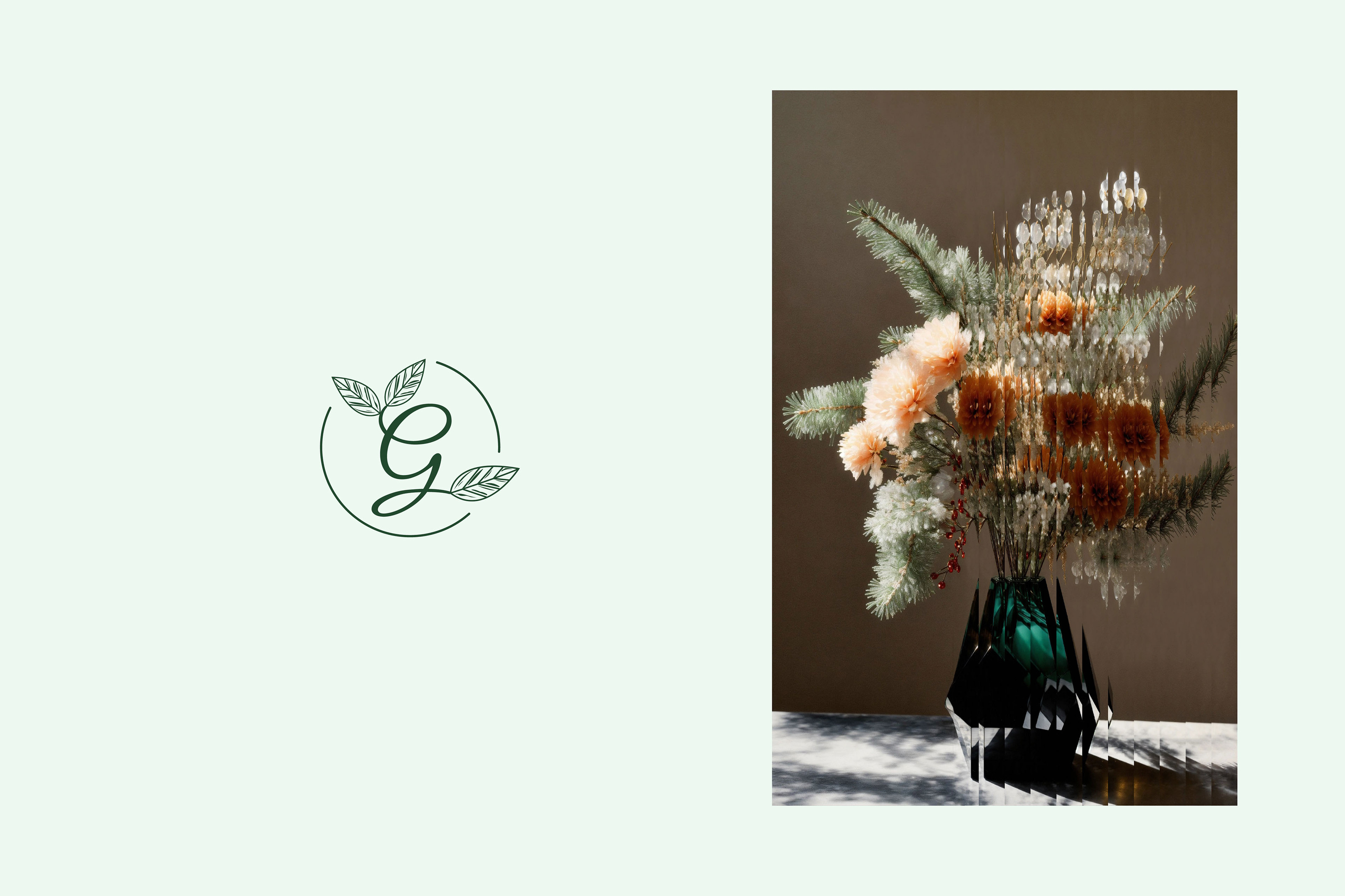 Green Grass | Логотип и фирменный стиль для салона цветов — Изображение №5 — Брендинг на Dprofile