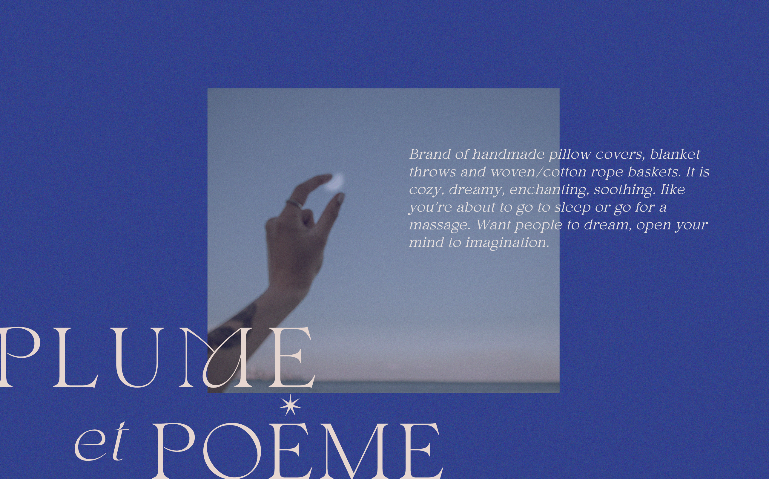 Plume et Poème - Dreamy Home decor and Pillow covers — Изображение №1 — Брендинг на Dprofile