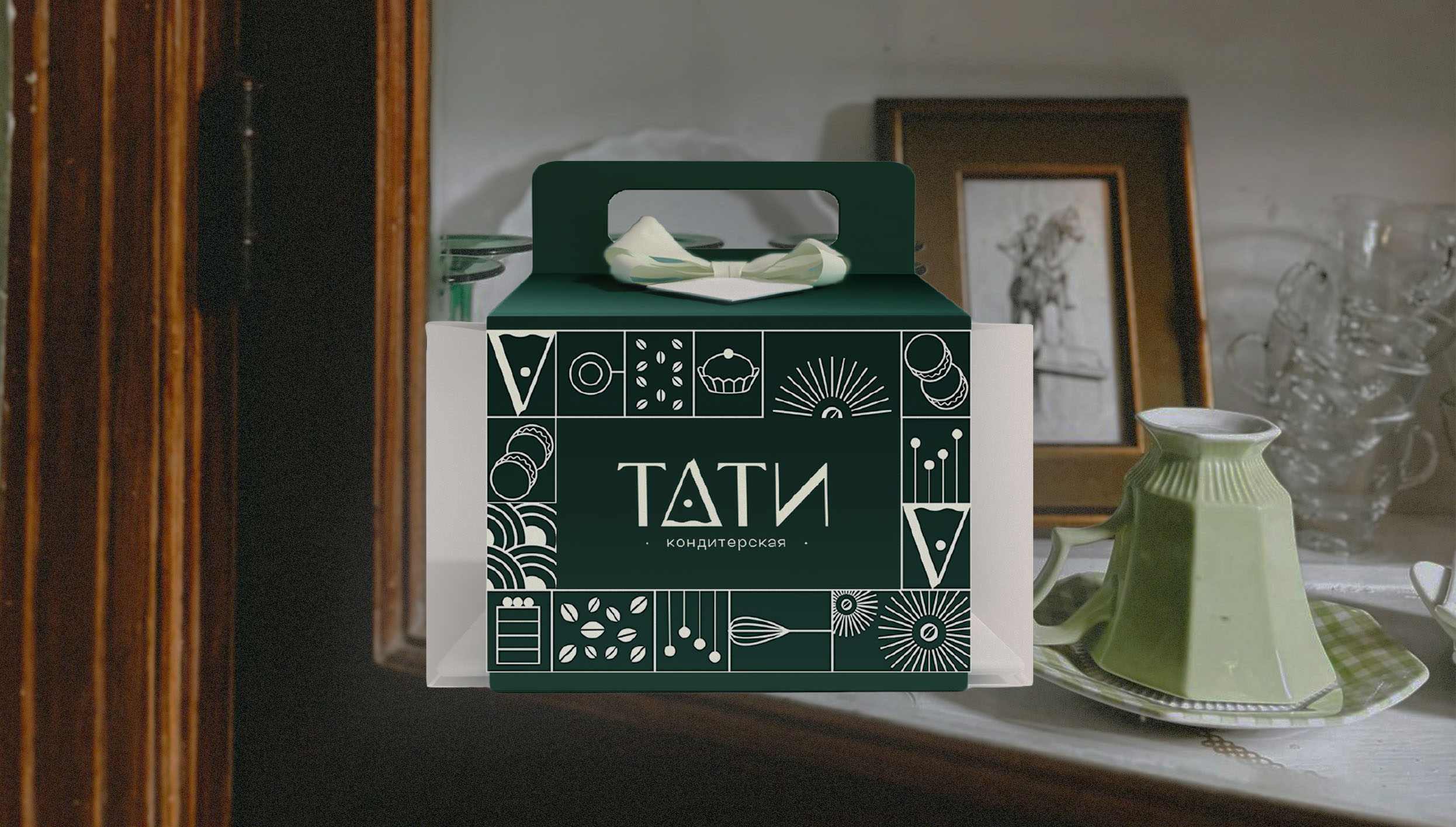 "Tati cake" brand design / "Тати" айдентика — Изображение №7 — Брендинг на Dprofile