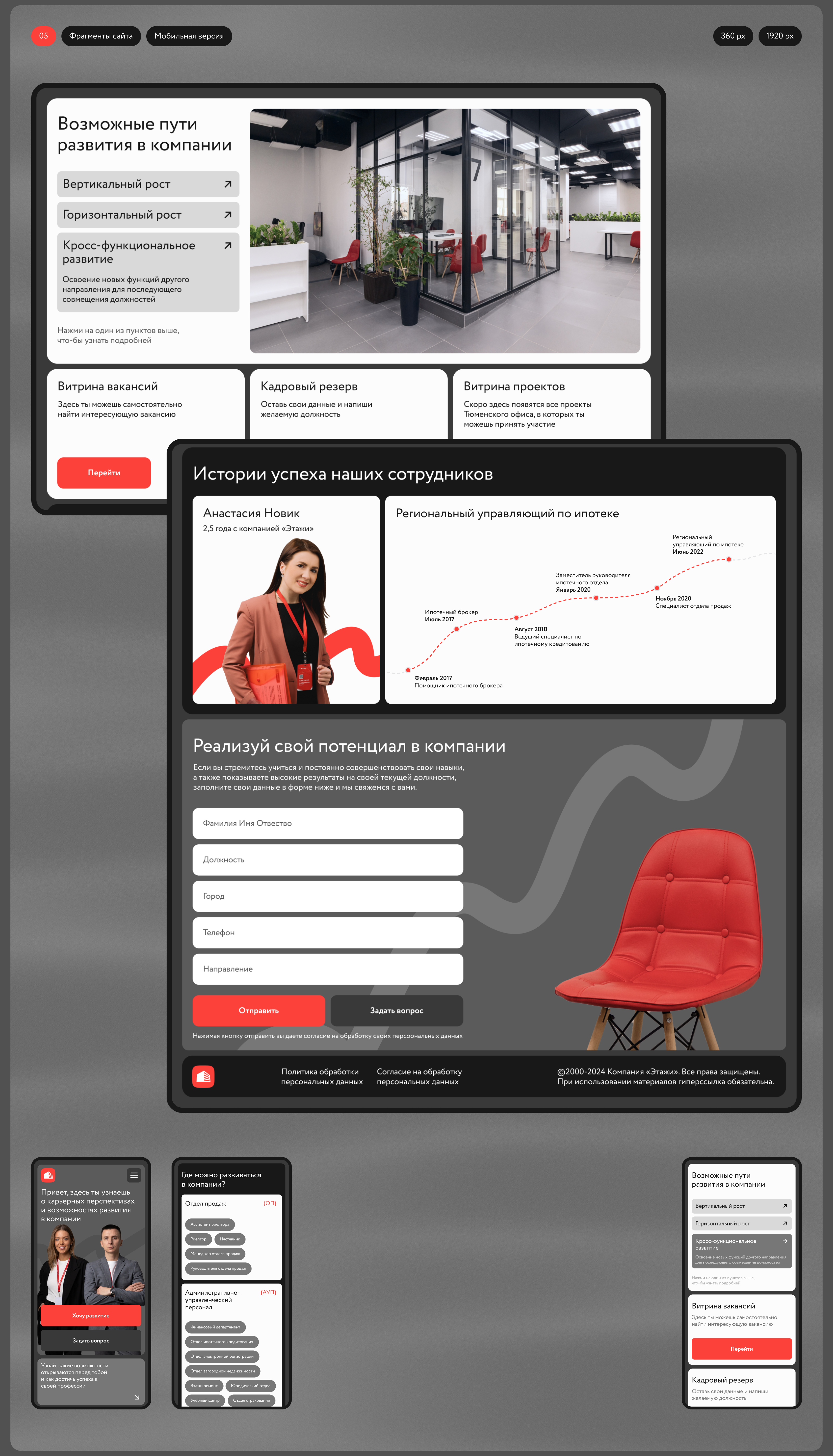 Карьерные перспективы | Website | UI/UX — Изображение №5 — Интерфейсы, Маркетинг на Dprofile