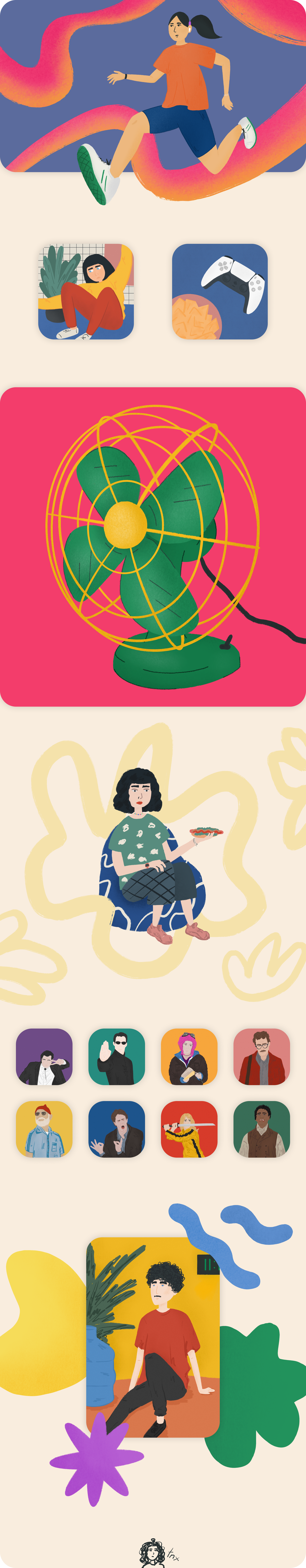 ILLUSTRATOR PORTFOLIO | Procreate — Изображение №1 — Иллюстрация на Dprofile