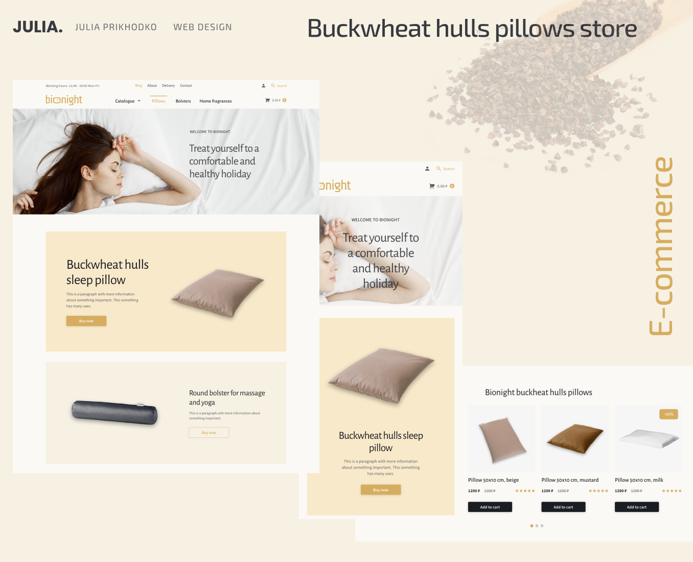 E-commerce website design — Интерфейсы на Dprofile