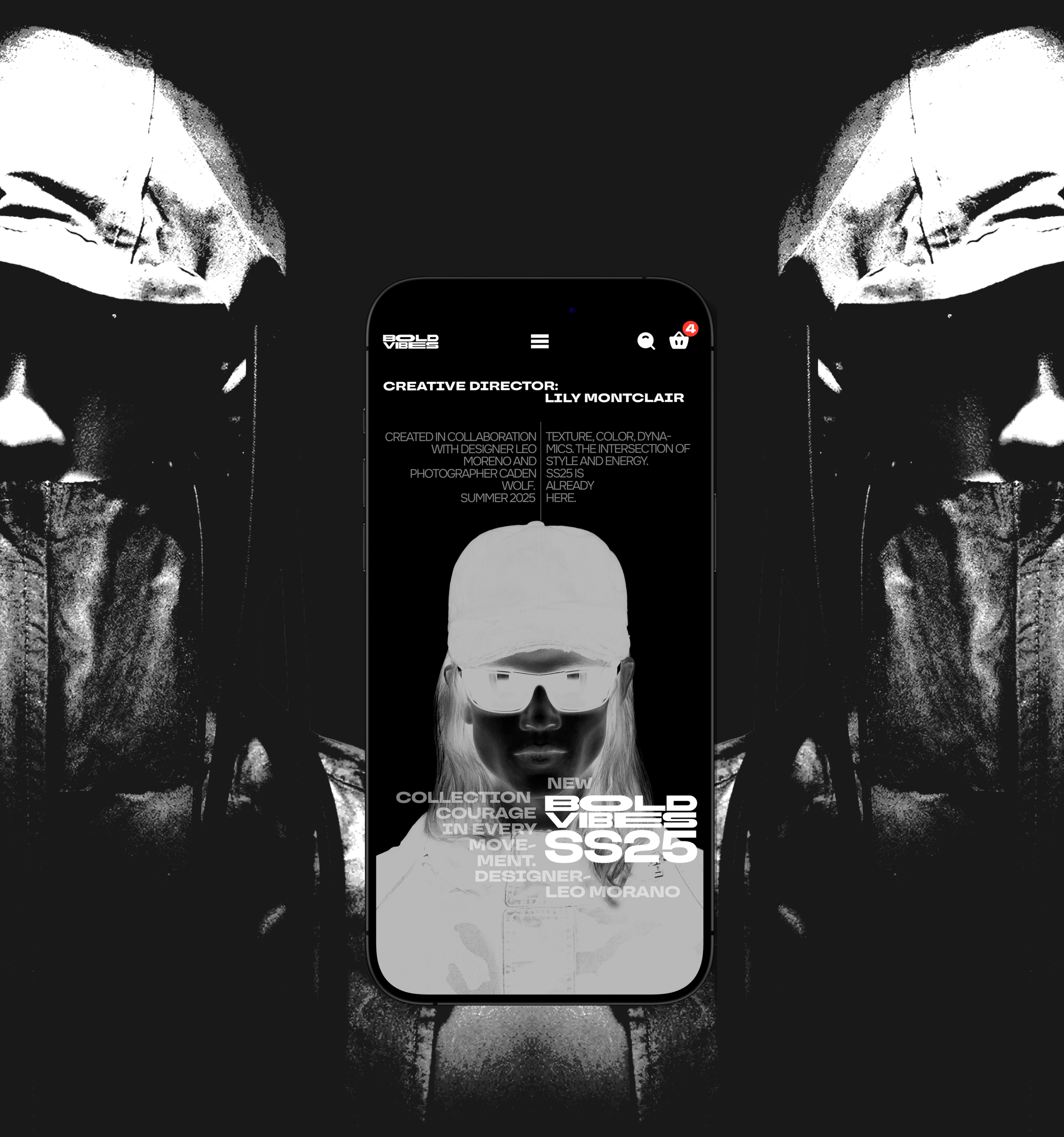 BOLD VIBES — Онлайн-магазин для бренда уличной одежды — Изображение №3 — Интерфейсы, Анимация на Dprofile