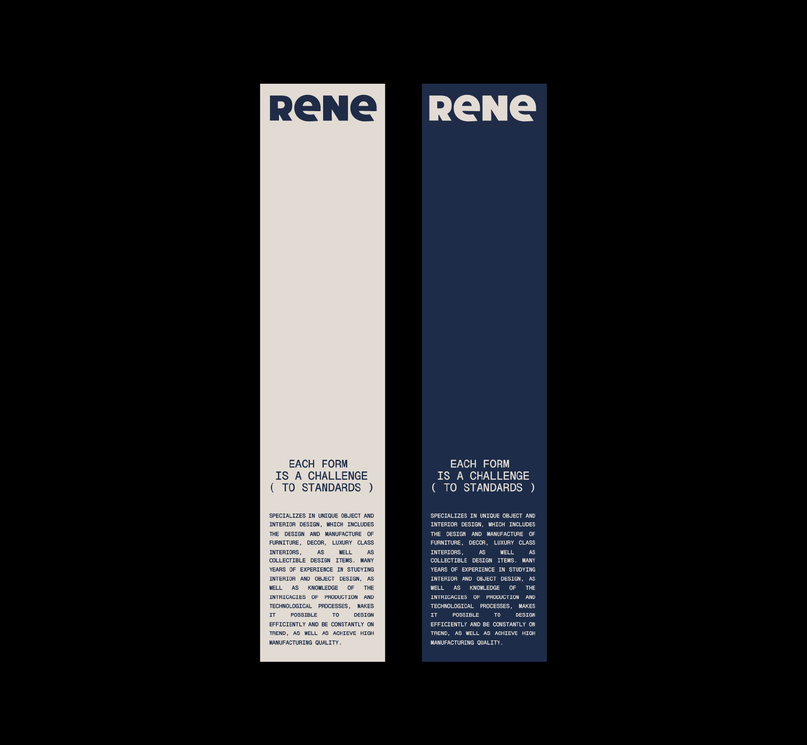 RENE / FURNITURE BRAND — Изображение №10 — Брендинг, Графика на Dprofile