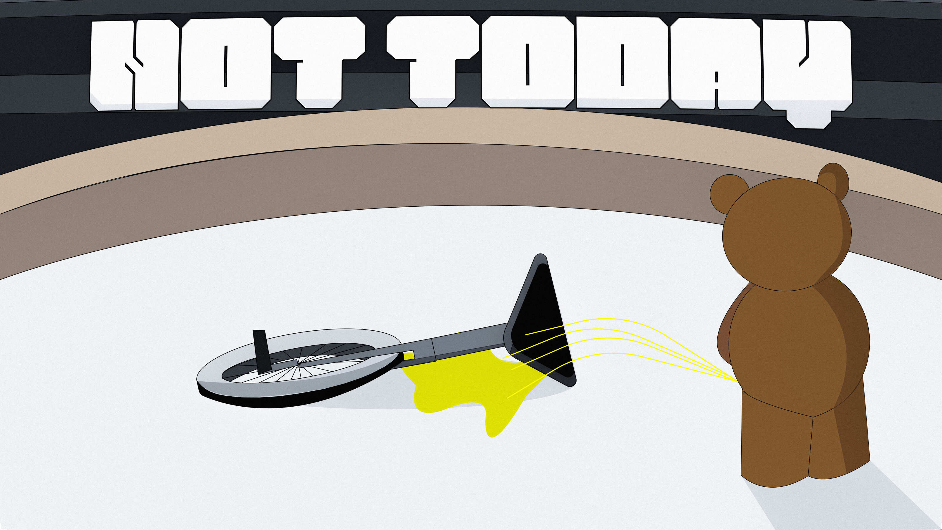 NOT TODAY — Изображение №1 — Брендинг, Иллюстрация на Dprofile