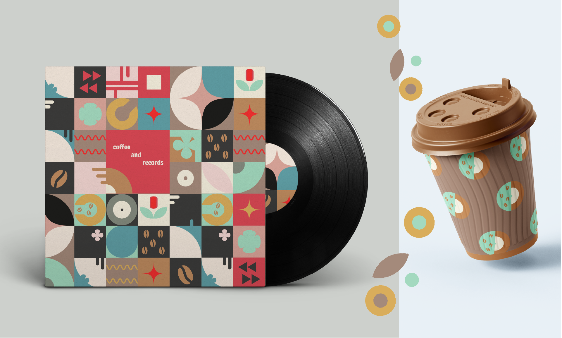 Coffee and records — Изображение №7 — Брендинг, Графика на Dprofile