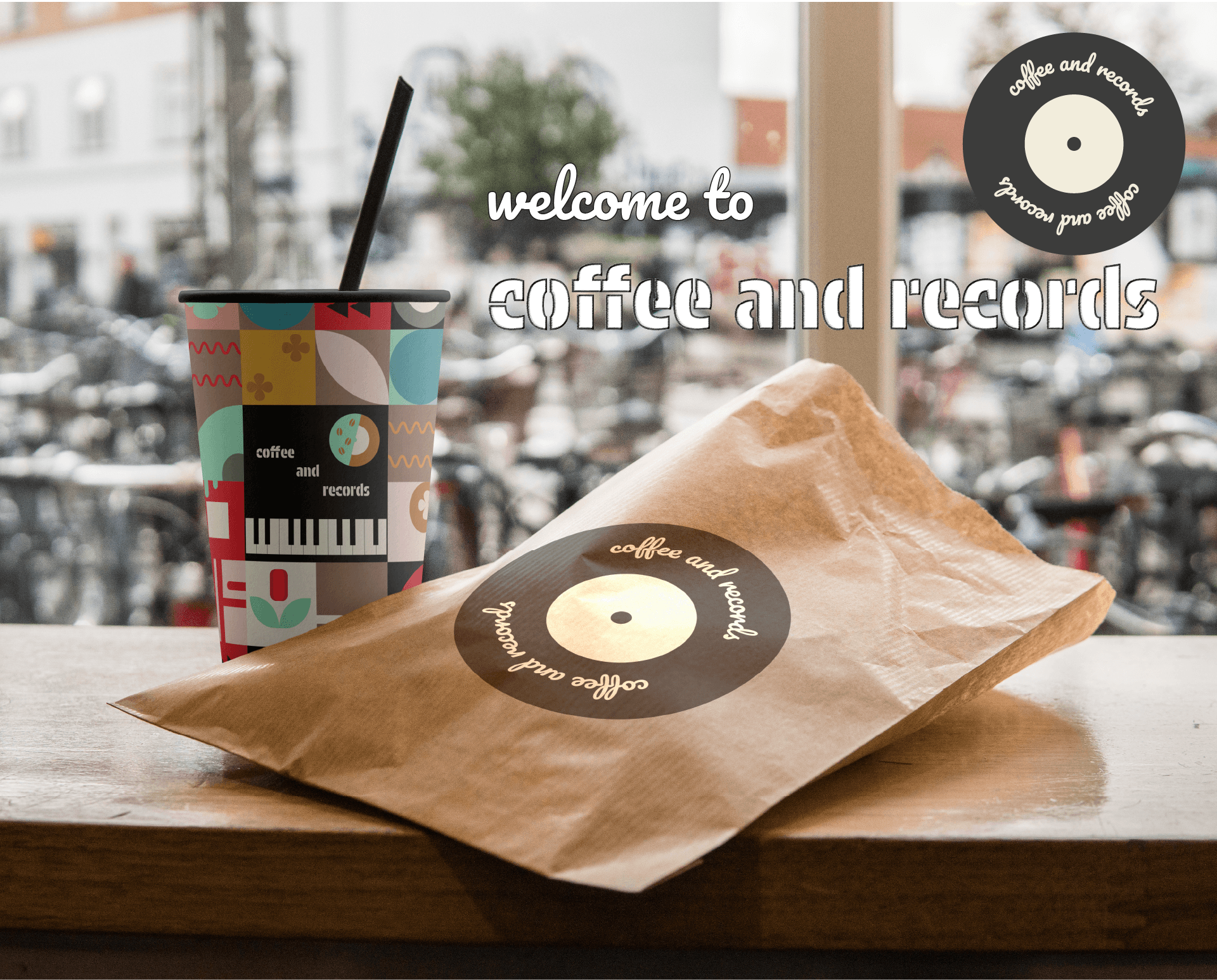 Coffee and records — Изображение №1 — Брендинг, Графика на Dprofile