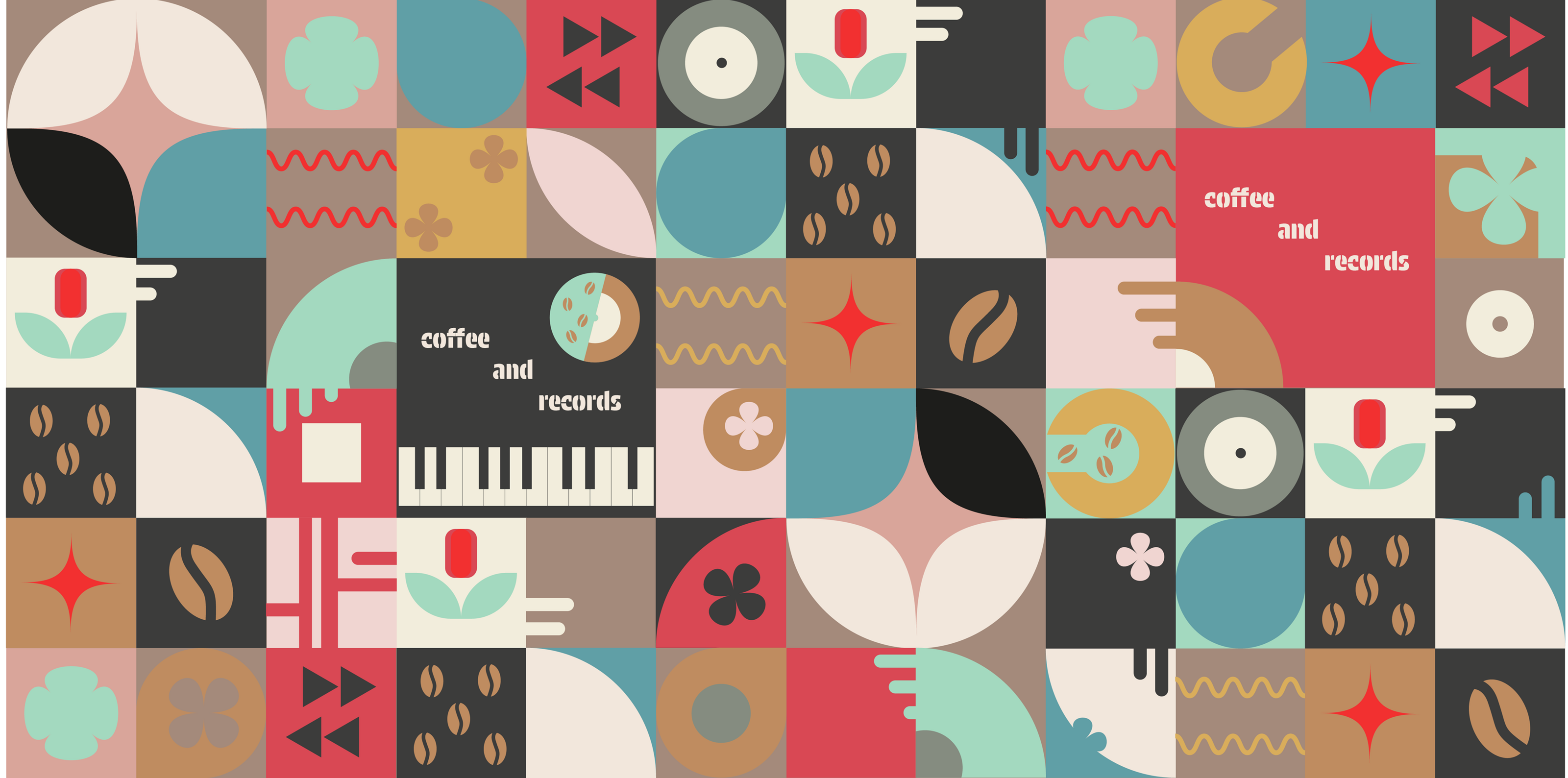 Coffee and records — Изображение №5 — Брендинг, Графика на Dprofile