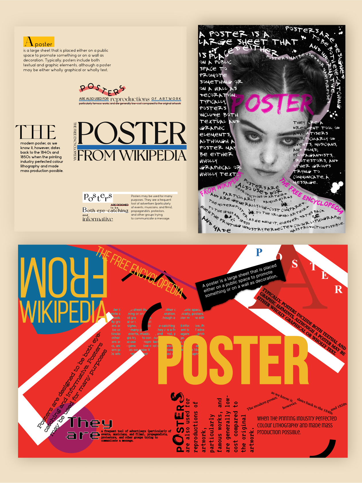 Different poster styles — Изображение №1 — Иллюстрация, Графика на Dprofile