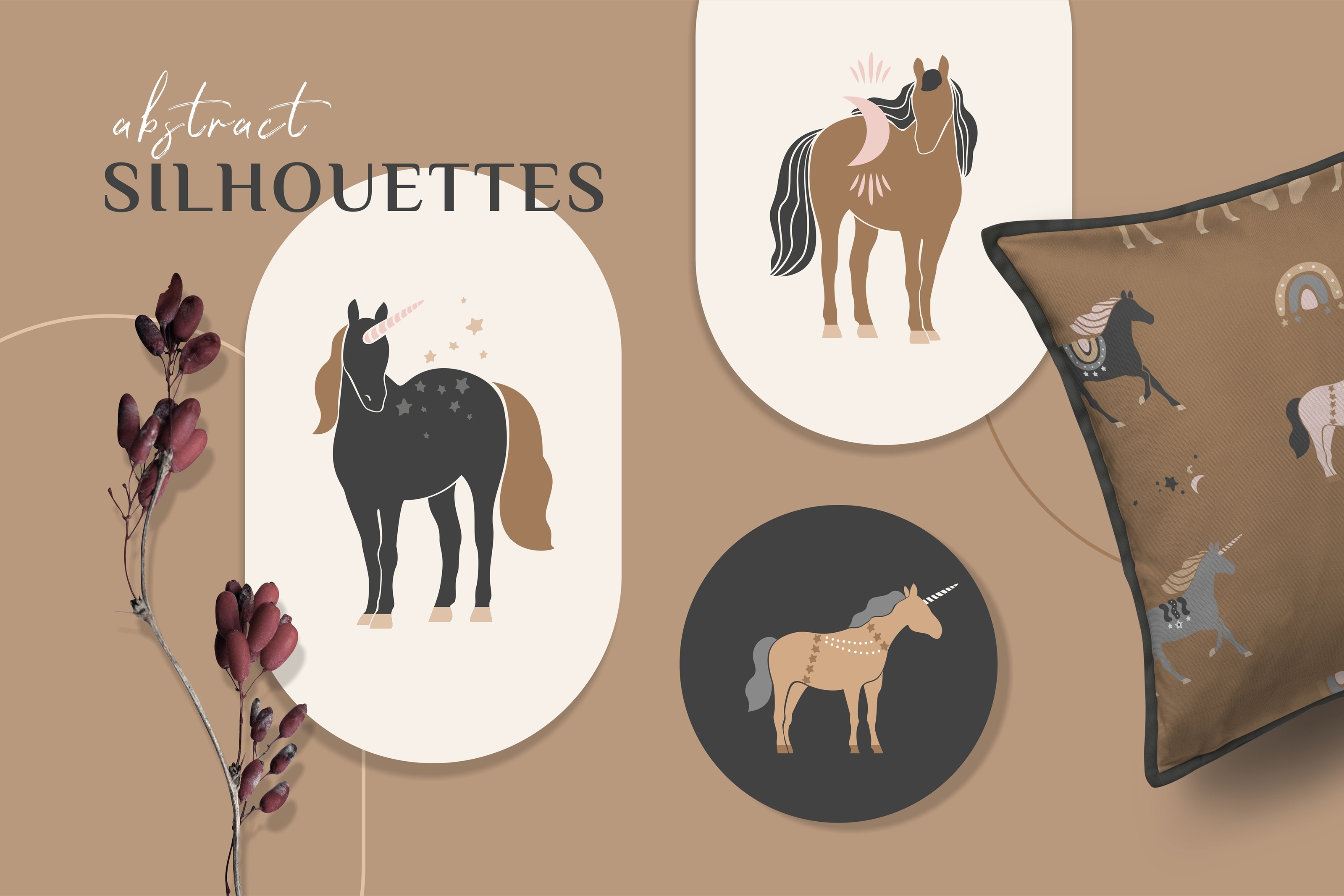 Magical horses illustration — Изображение №3 — Иллюстрация, Графика на Dprofile