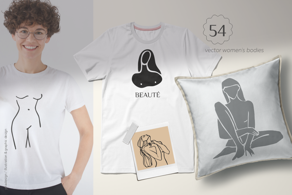 watercolor and vector woman body — Изображение №11 — Иллюстрация, Графика на Dprofile