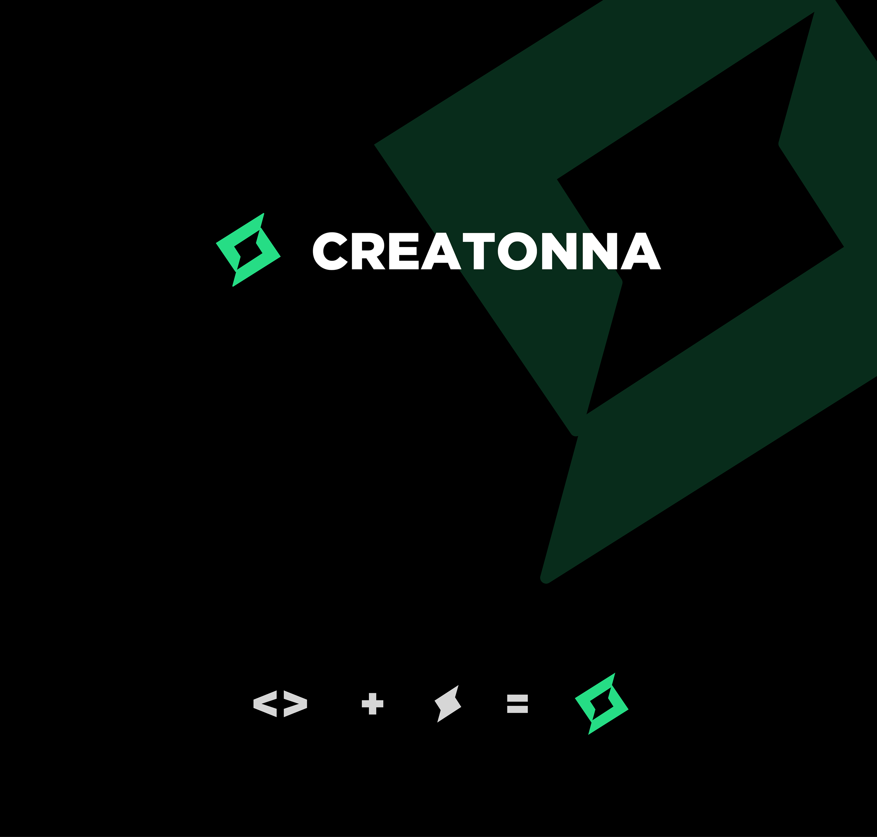 Разработка логотипа и брендинга для компании Creatonna — Изображение №1 — Брендинг на Dprofile