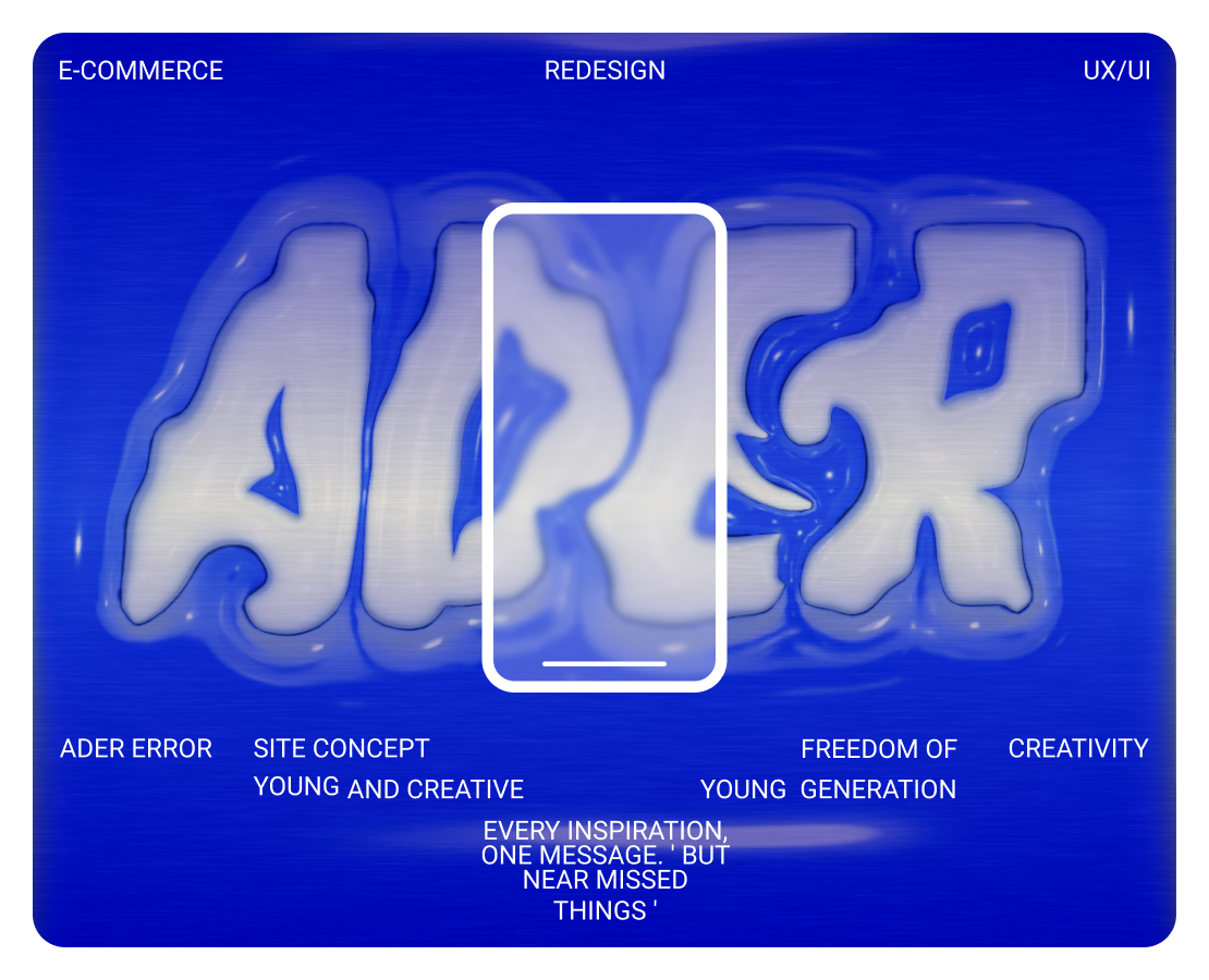 ADER ERROR E-commerce design на Dprofile