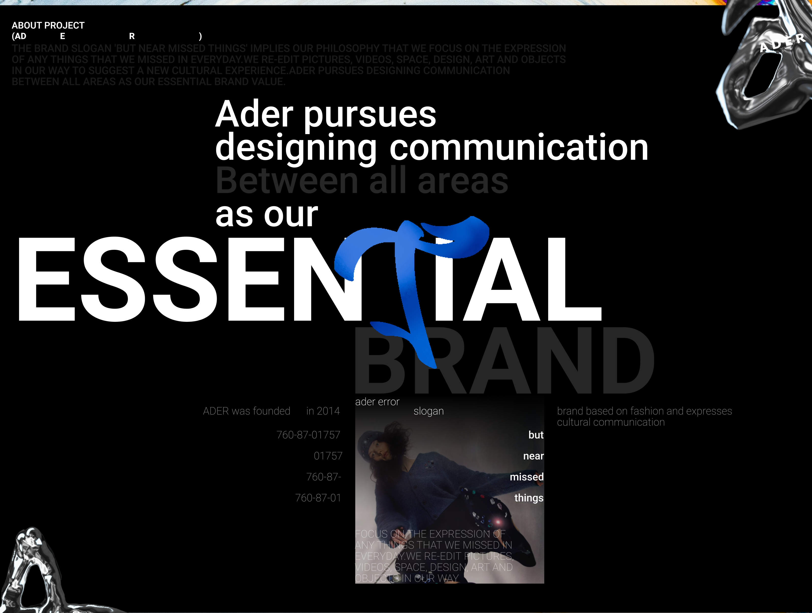 ADER ERROR E-commerce design — Изображение №1 — Интерфейсы, Маркетинг на Dprofile