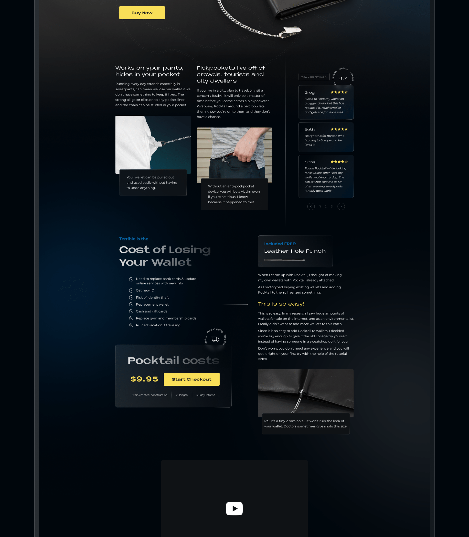 Landing Page | Wallet’s Bodyguard — Изображение №2 — Интерфейсы на Dprofile
