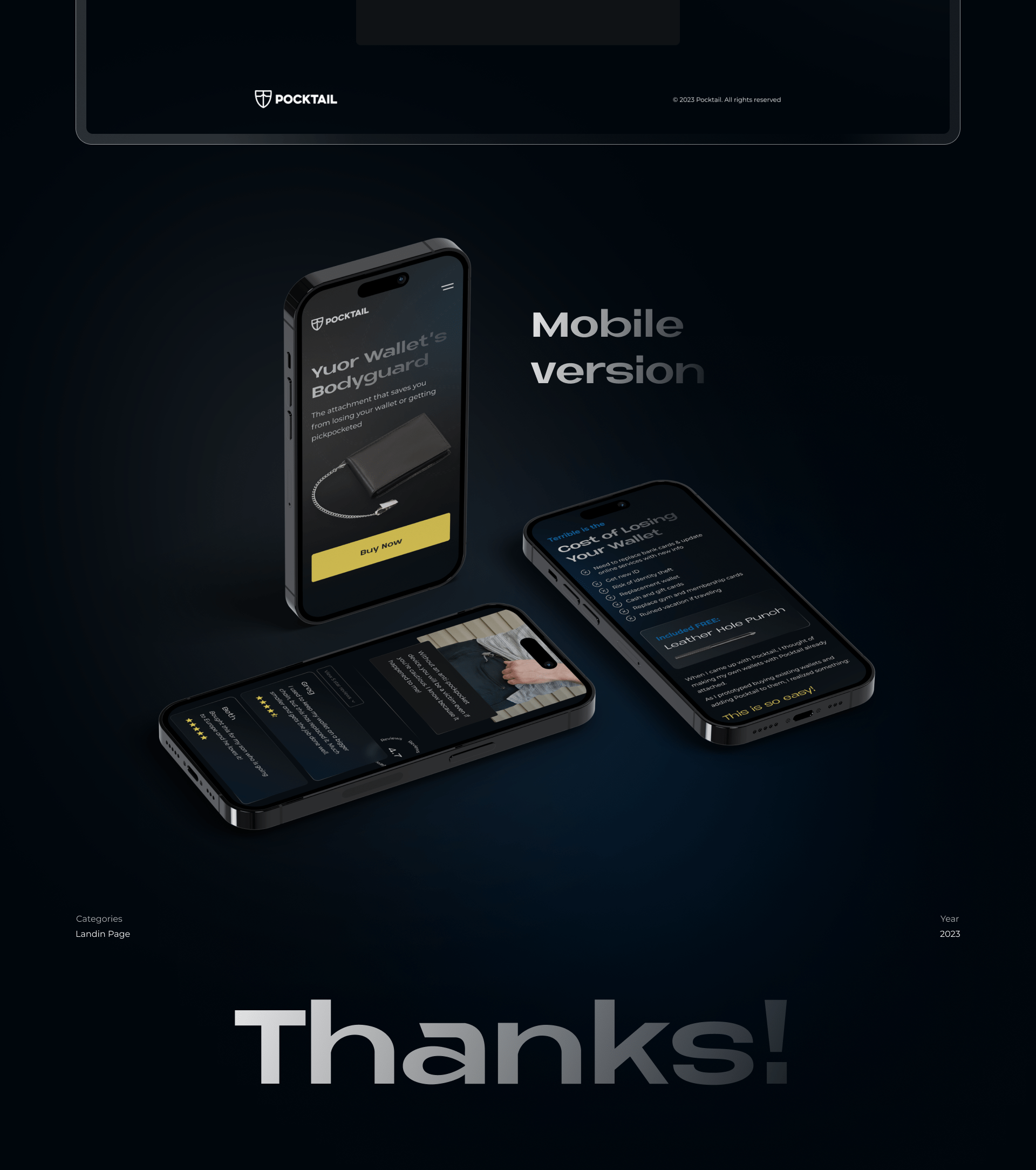 Landing Page | Wallet’s Bodyguard — Изображение №3 — Интерфейсы на Dprofile